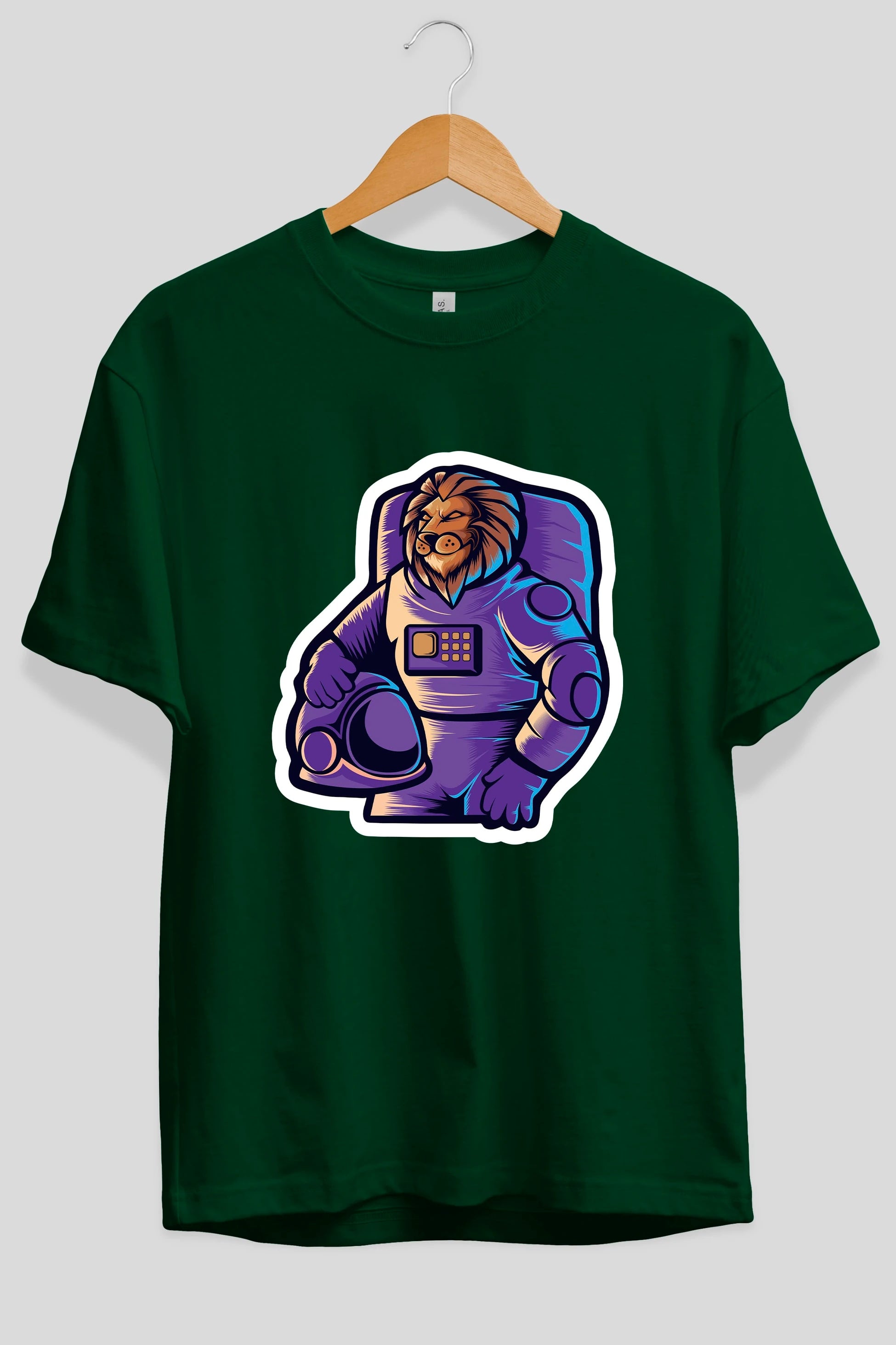 Astroking Sticker Ön Baskılı Oversize t-shirt Erkek Kadın Unisex