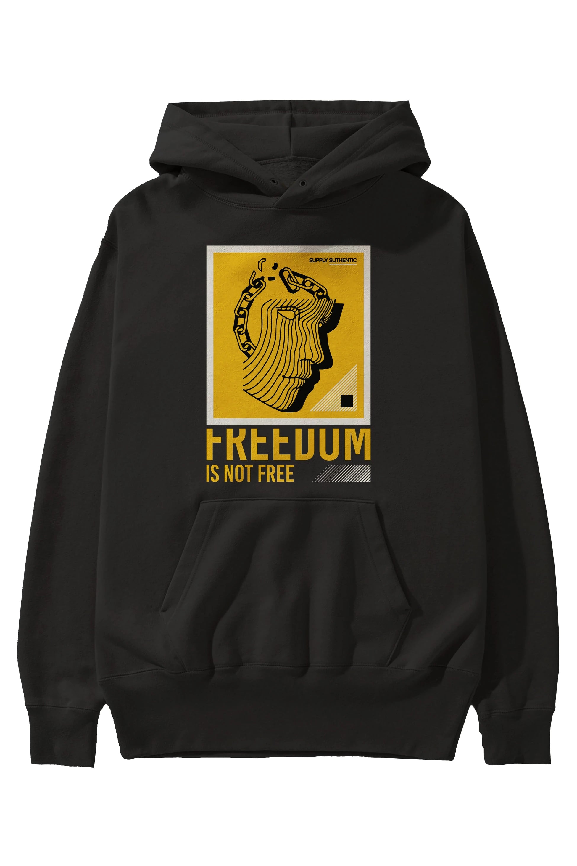Freedom is Not Free Ön Baskılı Hoodie Oversize Kapüşonlu Sweatshirt Erkek Kadın Unisex
