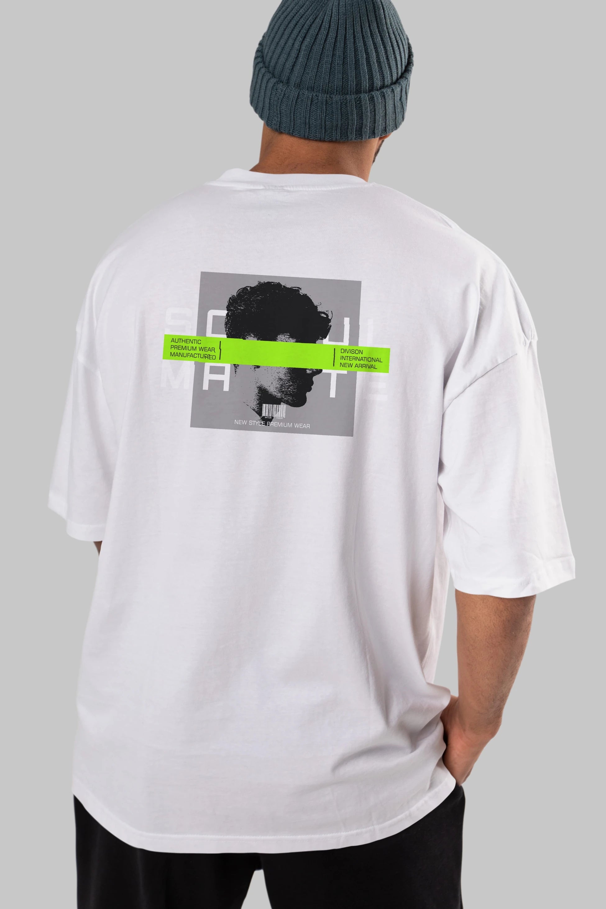 Soul Mate Arka Baskılı Oversize t-shirt Erkek Kadın Unisex