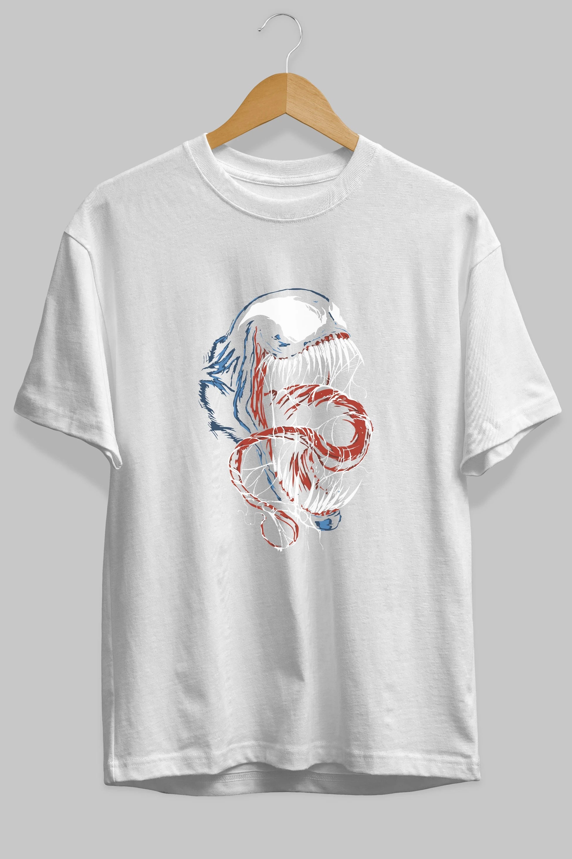 Venom (10) Ön Baskılı Oversize t-shirt Erkek Kadın Unisex %100 Pamuk Bisiklet Yaka tişort