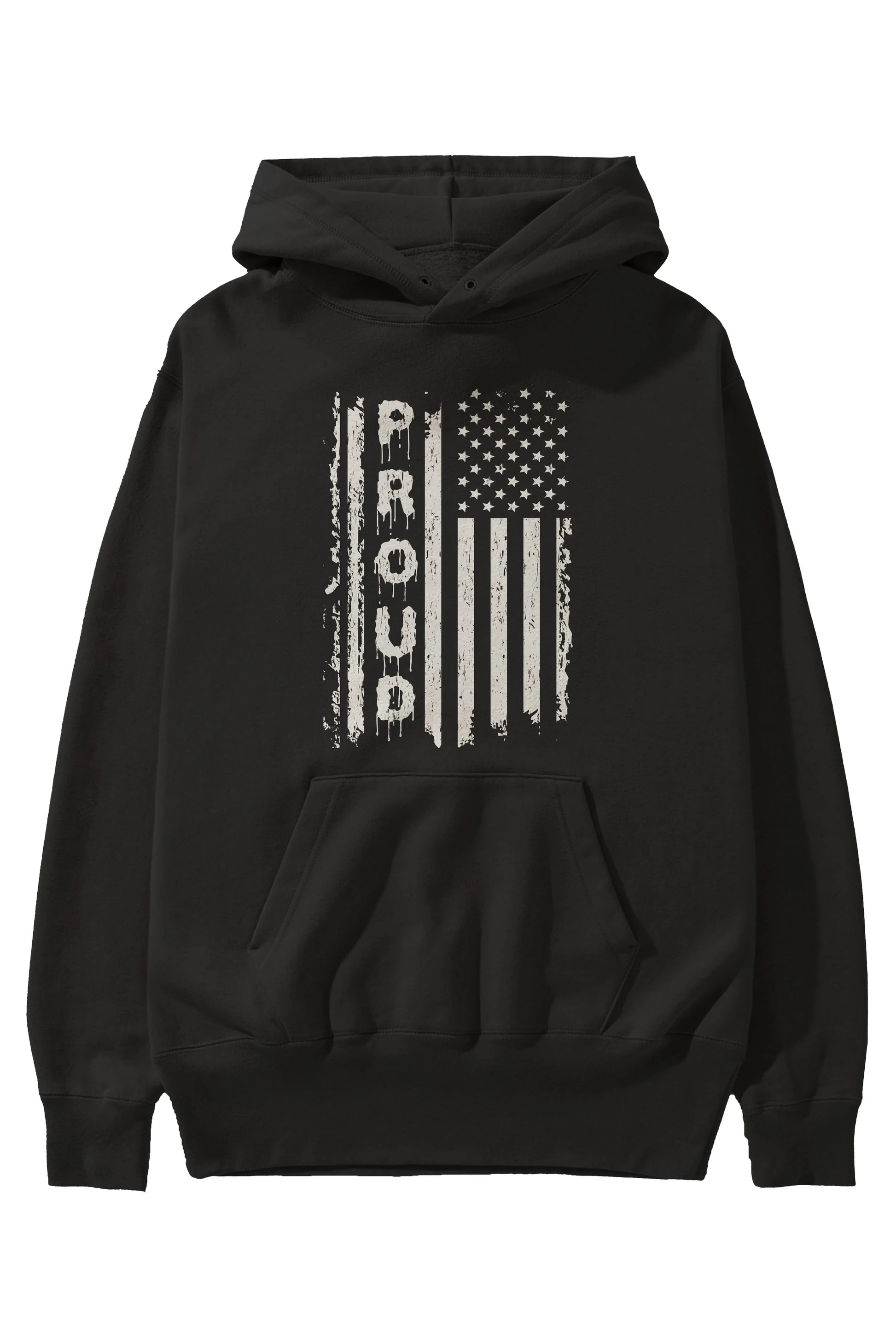 Proud Ön Baskılı Oversize Hoodie Kapüşonlu Sweatshirt Erkek Kadın Unisex