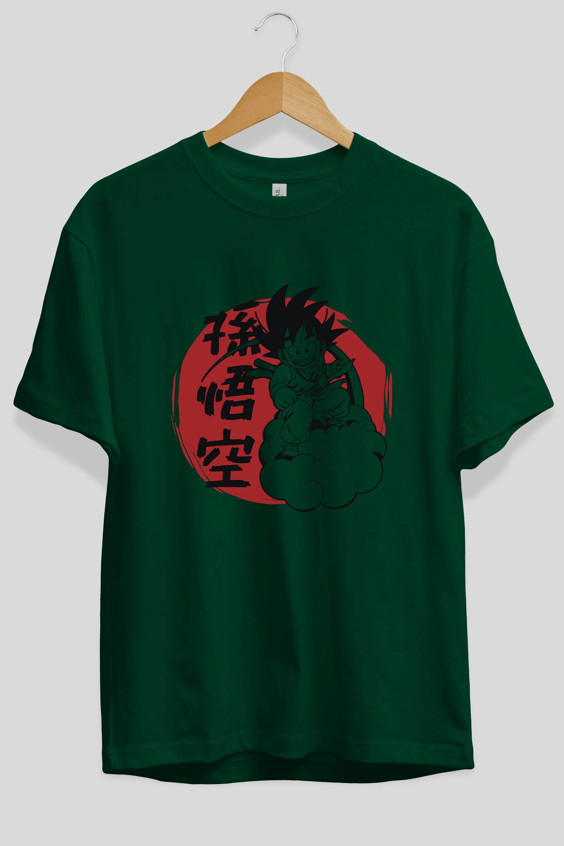 DRAGON BALL Anime Ön Baskılı Oversize t-shirt %100 pamuk Erkek Kadın Unisex