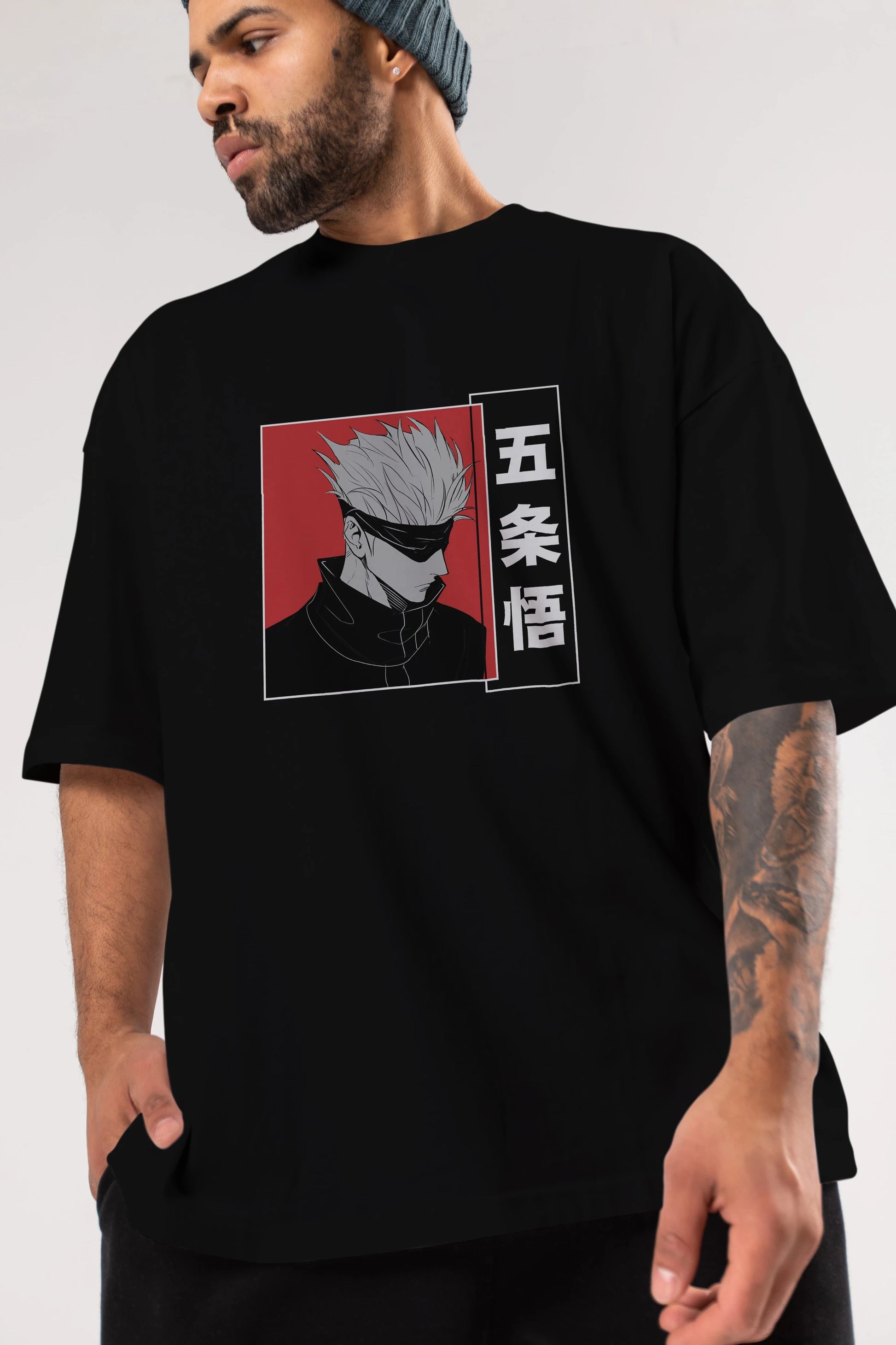 JUJUTSU KAISEN 2 Anime Ön Baskılı Oversize t-shirt %100 pamuk Erkek Kadın Unisex