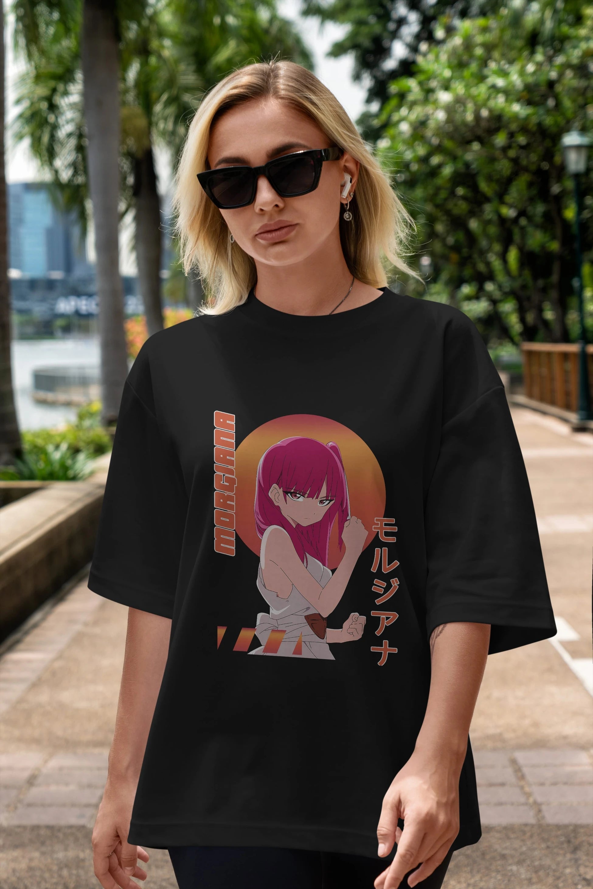 Morgiana 5 Anime Ön Baskılı Oversize t-shirt %100 pamuk Erkek Kadın Unisex