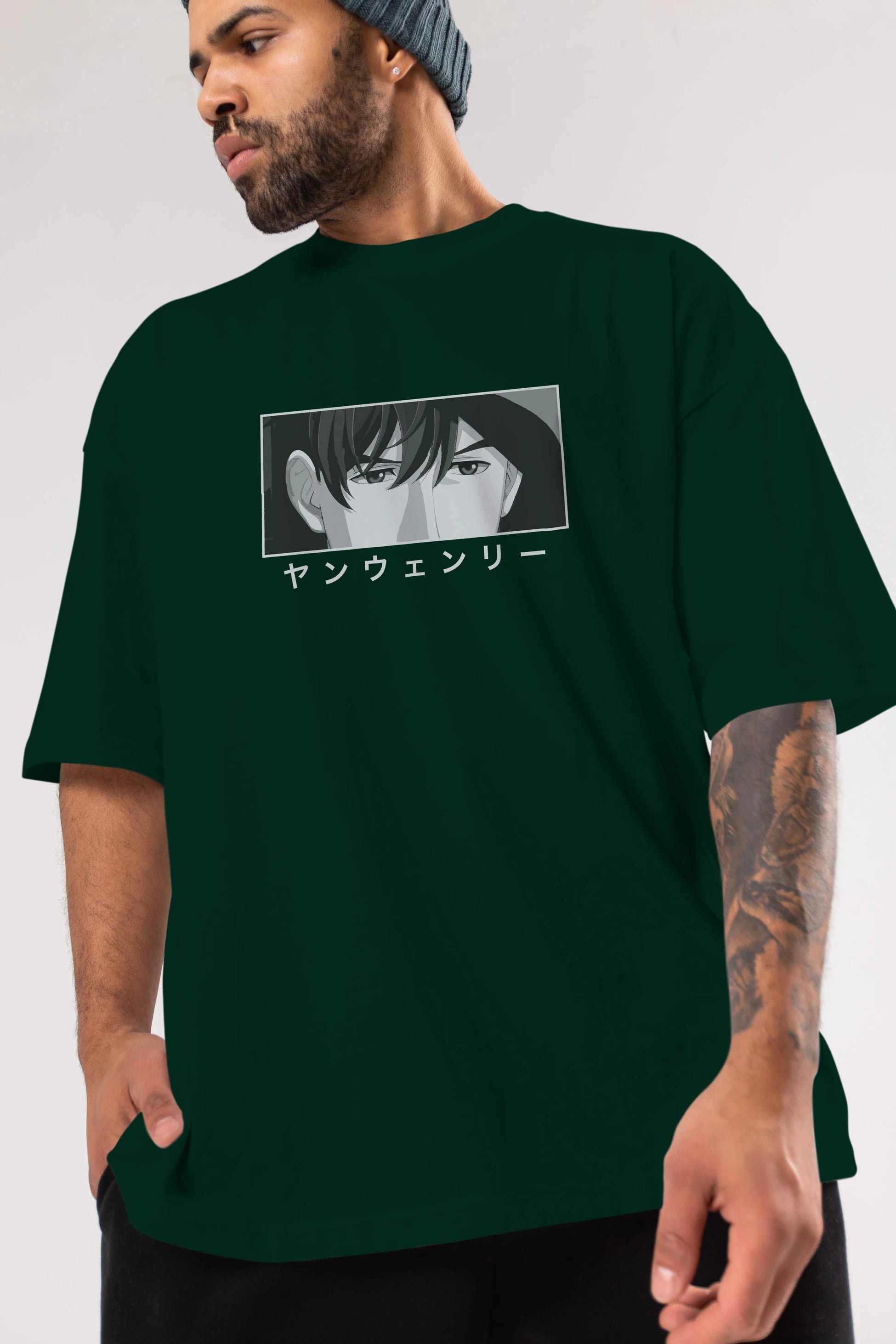 Wen-li Yang 1 Anime Ön Baskılı Oversize t-shirt %100 pamuk Erkek Kadın Unisex