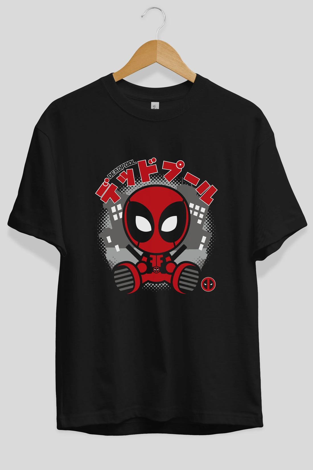Deadpool (15) Ön Baskılı Oversize t-shirt Erkek Kadın Unisex %100 Pamuk Bisiklet Yaka tişort