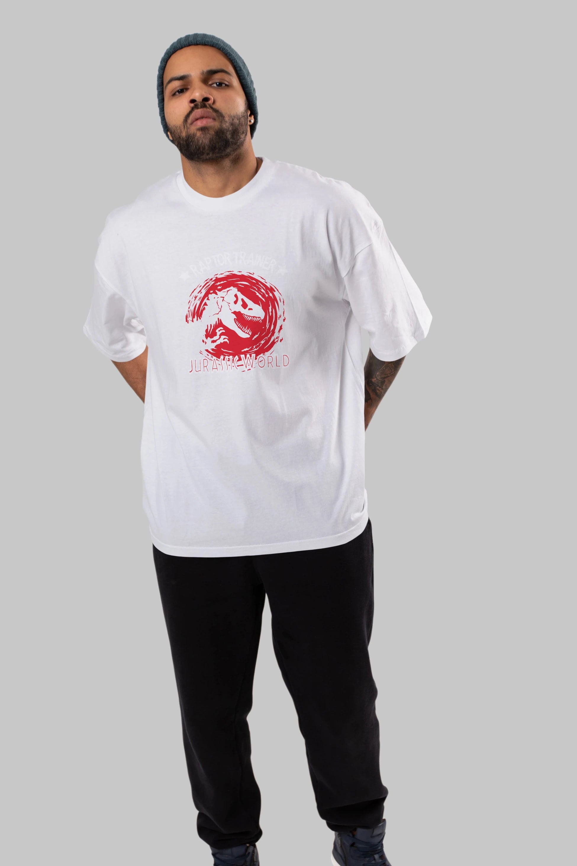 Jurassic Park (3) Ön Baskılı Oversize t-shirt Erkek Kadın Unisex %100 Pamuk Bisiklet Yaka tişort