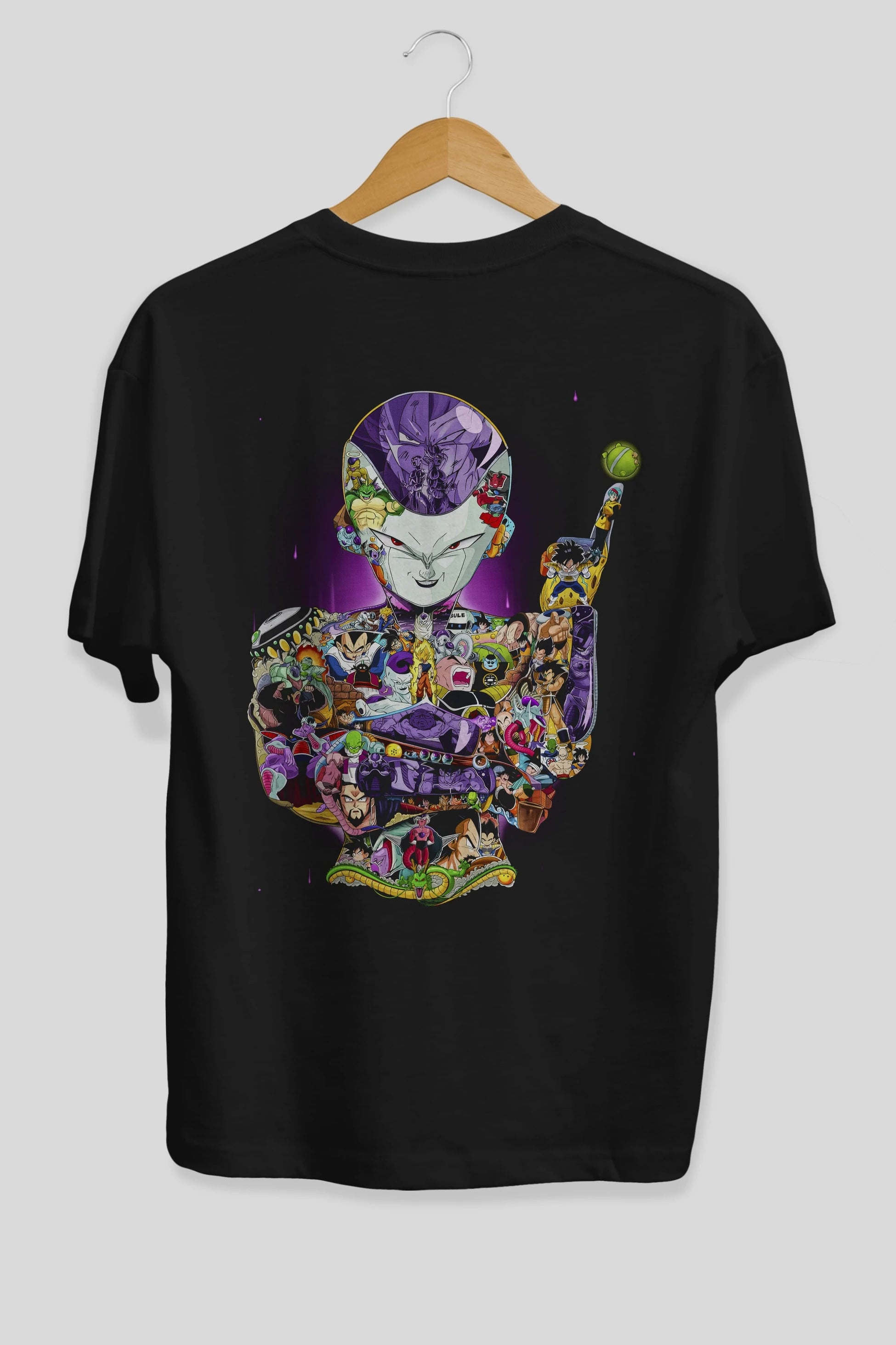 DRAGON BALL ART (4) Anime Arka Baskılı Oversize t-shirt Erkek Kadın Unisex