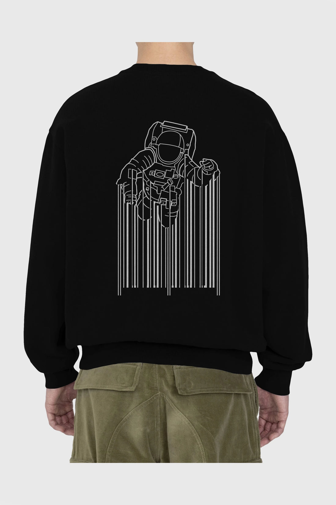 Astrocode Arka Baskılı Oversize Sweatshirt Erkek Kadın Unisex