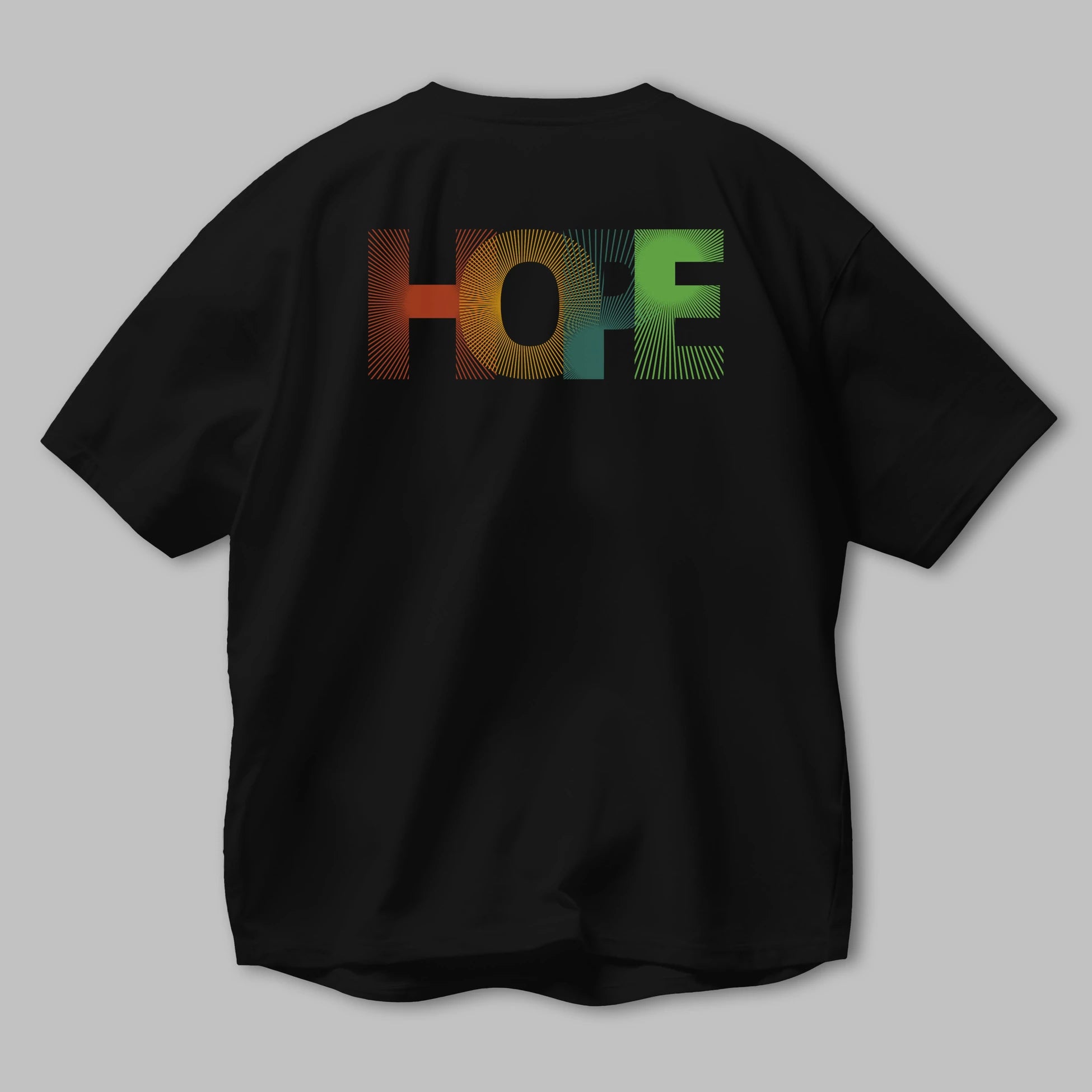 Hope Arka Baskılı Oversize t-shirt Erkek Kadın Unisex