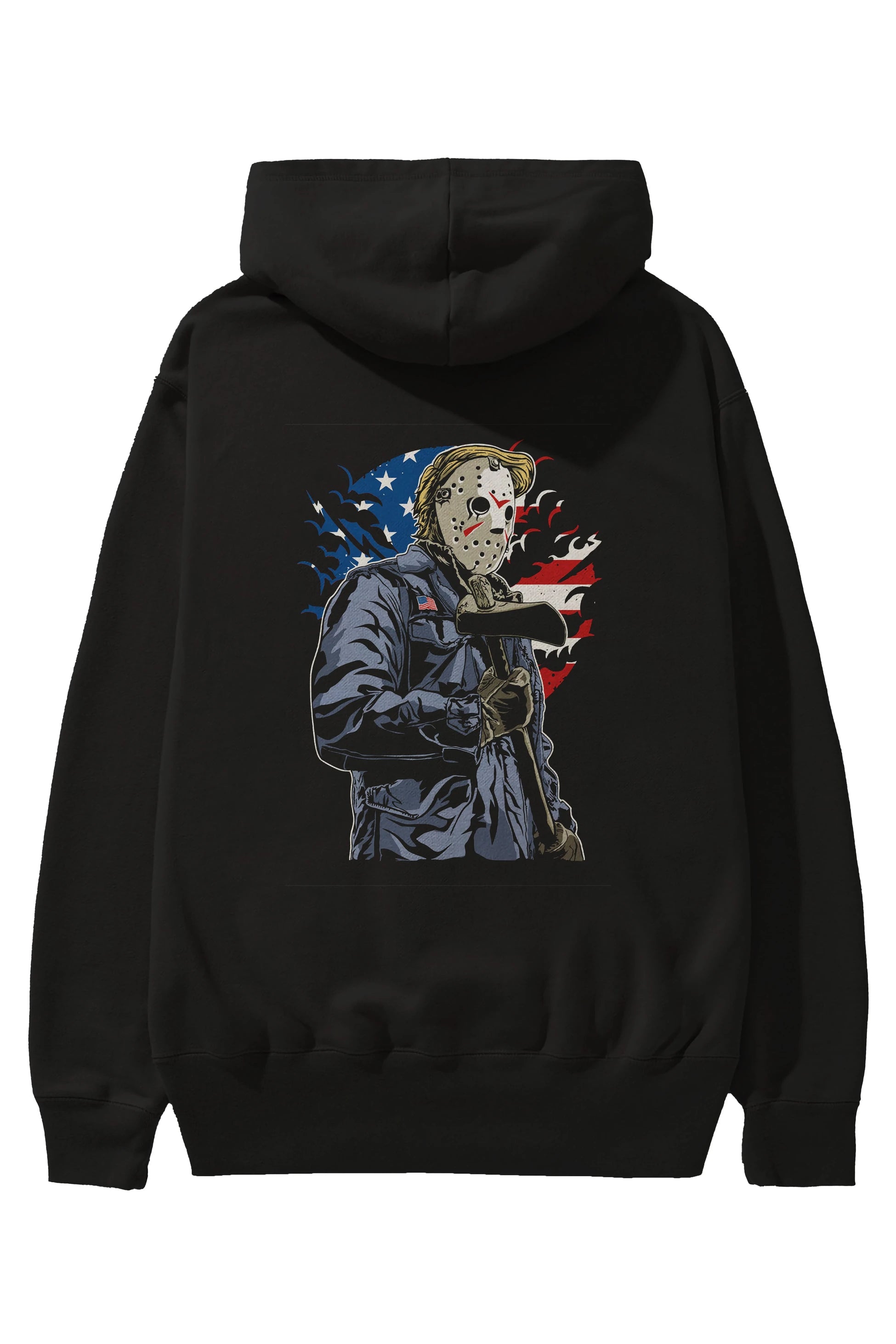 American Killer Arka Baskılı Hoodie Oversize Kapüşonlu Sweatshirt Erkek Kadın Unisex