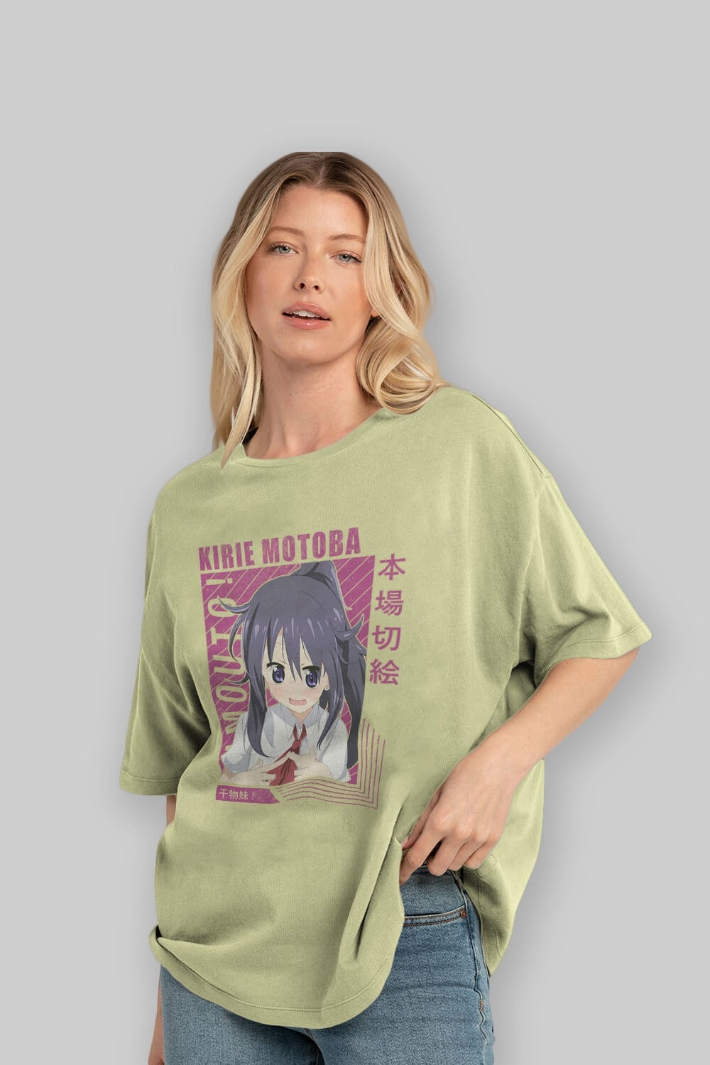 Kirie Motoba 4 Anime Ön Baskılı Oversize t-shirt %100 pamuk Erkek Kadın Unisex