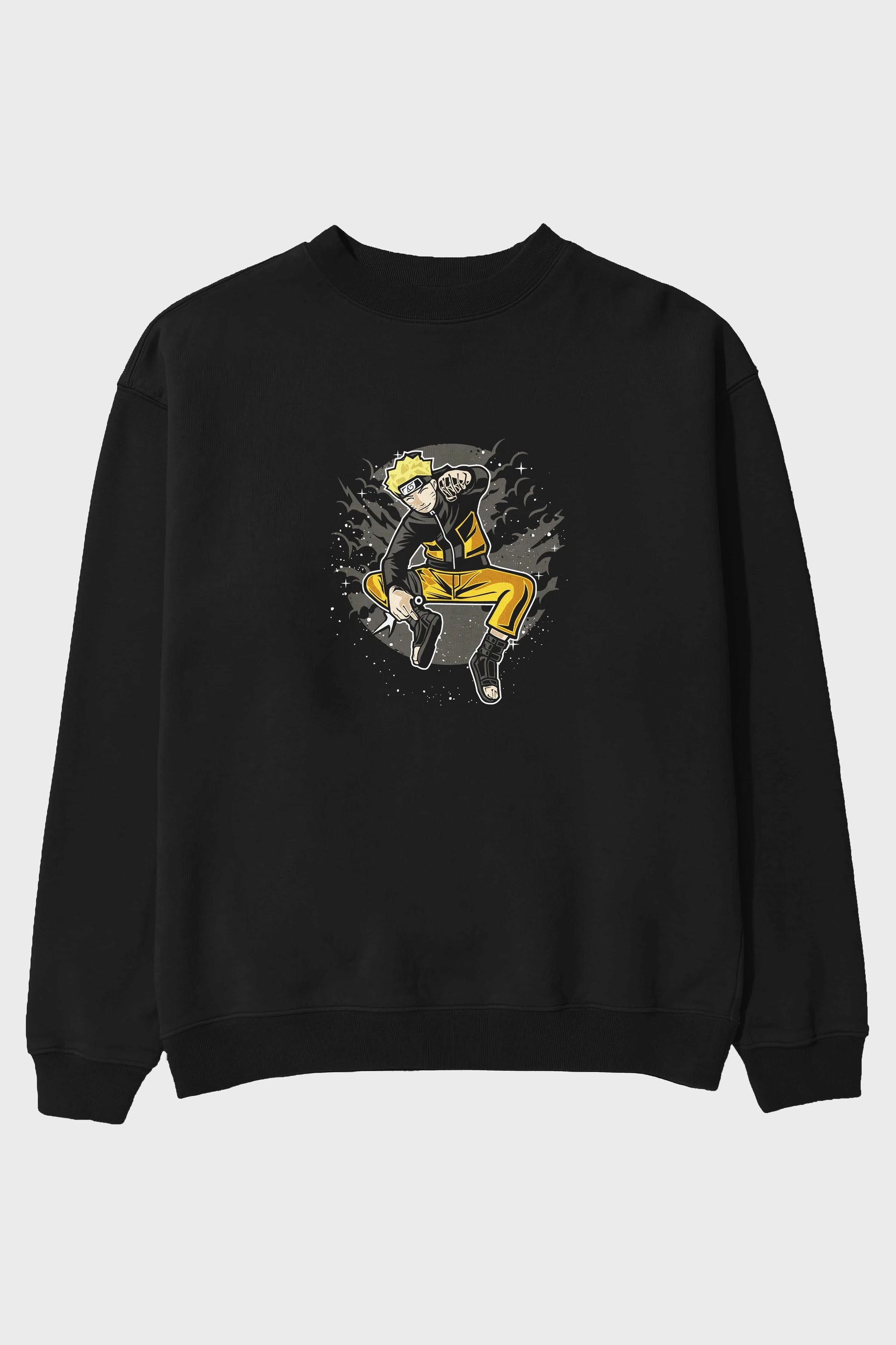 NARUTO Ön Baskılı Oversize Sweatshirt Erkek Kadın Unisex