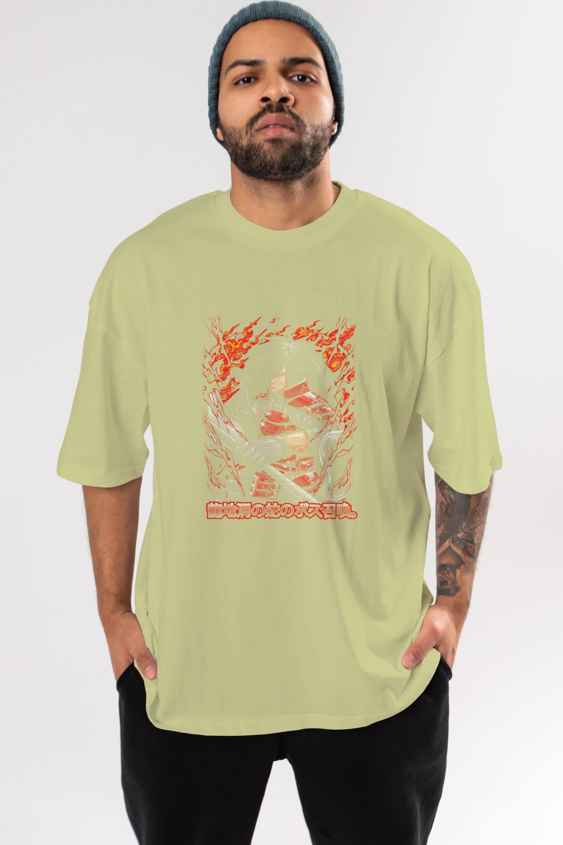 NARUTO (12) Anime Ön Baskılı Oversize t-shirt %100 pamuk Erkek Kadın Unisex