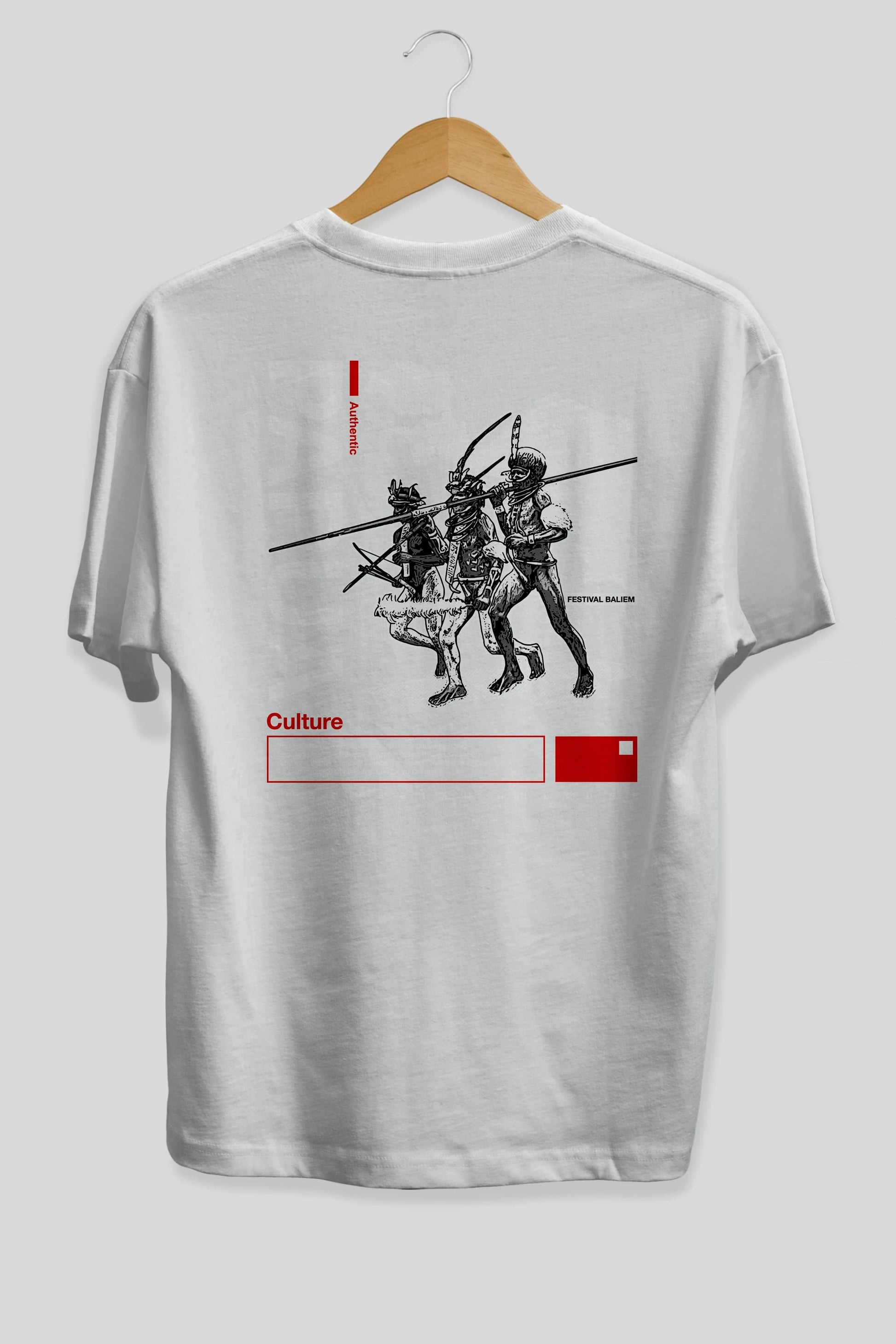 Papua Culture Arka Baskılı Oversize t-shirt Erkek Kadın Unisex