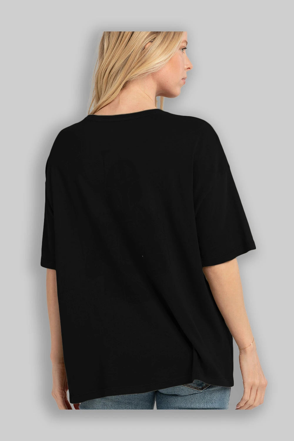 Boba Punk Arka Baskılı Oversize t-shirt Erkek Kadın Unisex %100 Pamuk