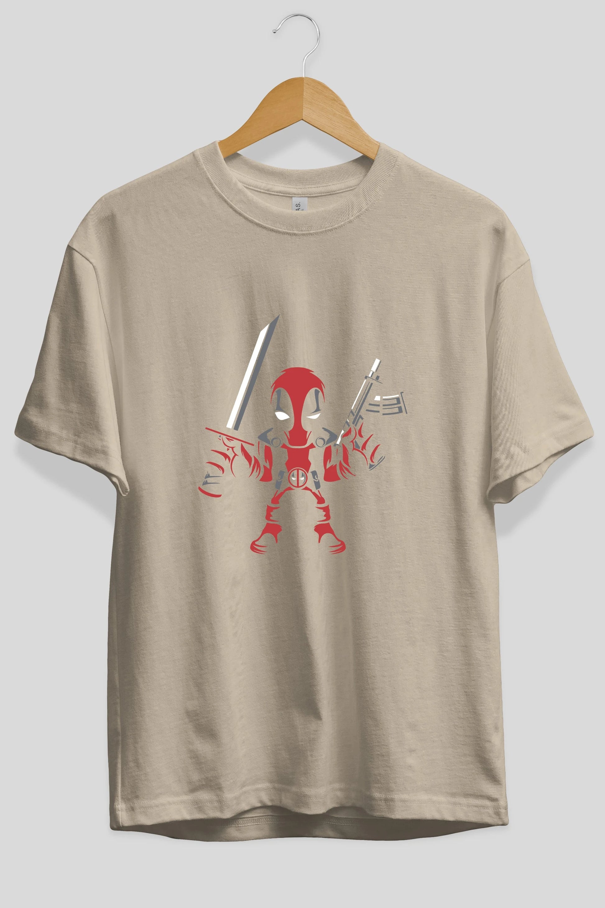 Deadpool (11) Ön Baskılı Oversize t-shirt Erkek Kadın Unisex %100 Pamuk Bisiklet Yaka tişort