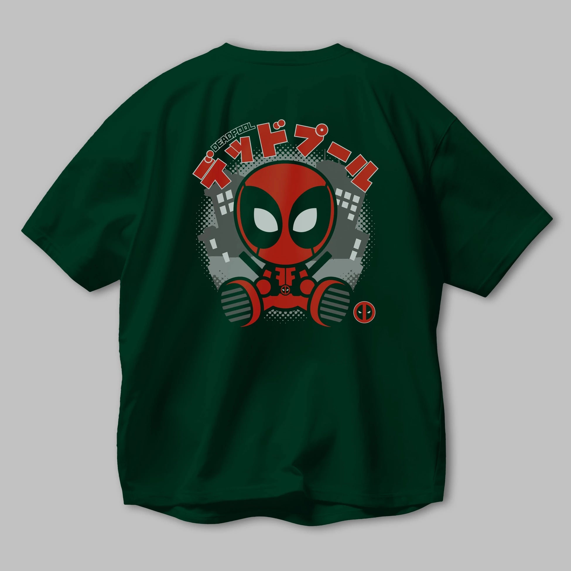 Deadpool (15) Arka Baskılı Oversize t-shirt Erkek Kadın Unisex %100 Pamuk Bisiklet Yaka tişort