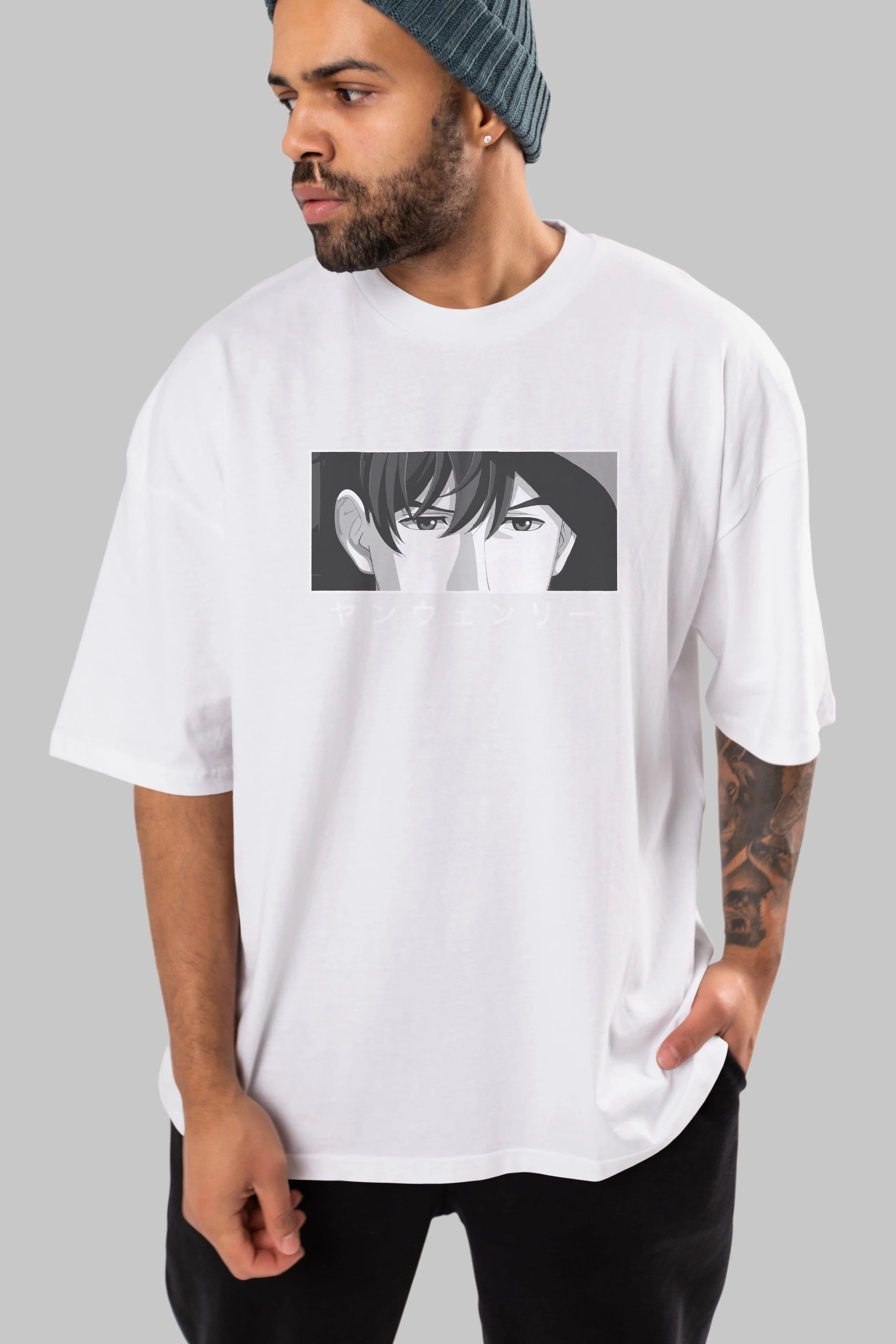 Wen-li Yang 1 Anime Ön Baskılı Oversize t-shirt %100 pamuk Erkek Kadın Unisex
