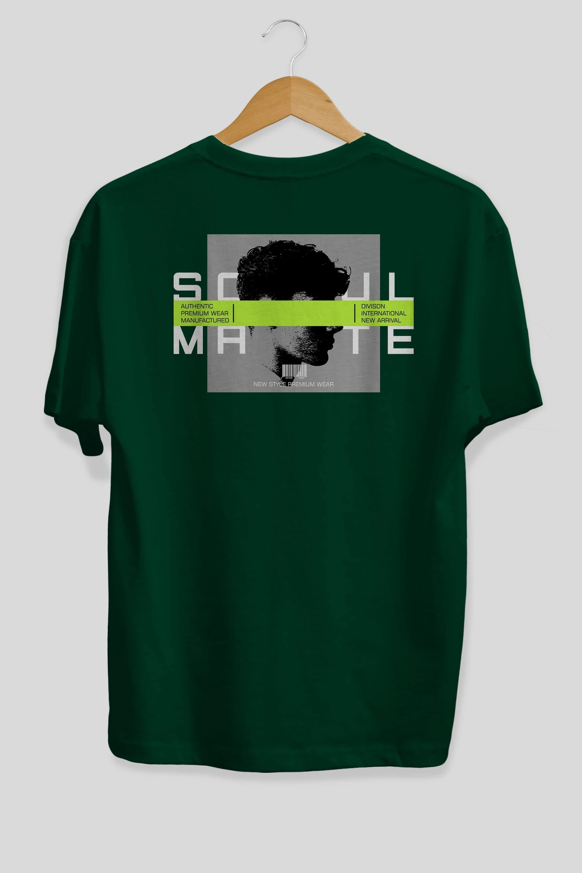 Soul Mate Arka Baskılı Oversize t-shirt Erkek Kadın Unisex