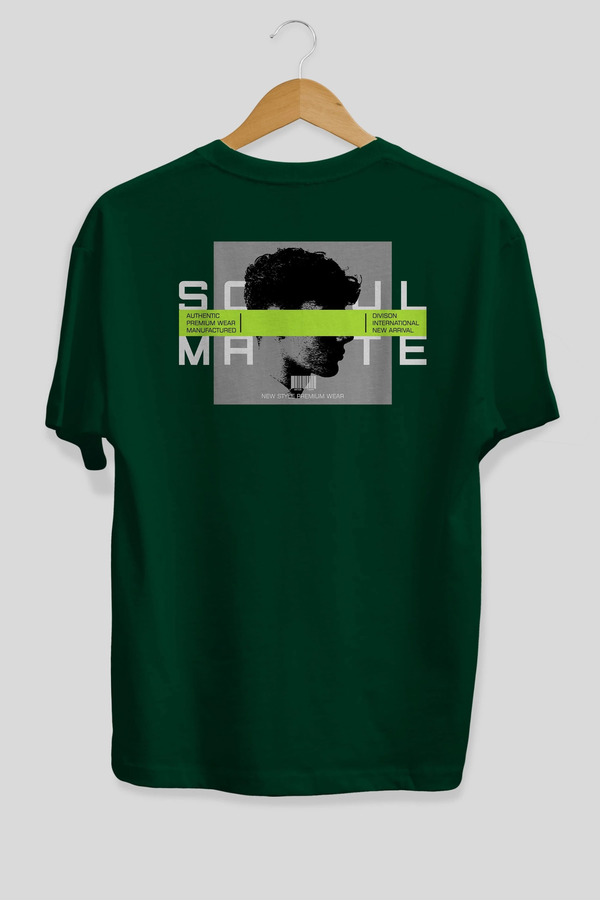 Soul Mate Arka Baskılı Oversize t-shirt Erkek Kadın Unisex