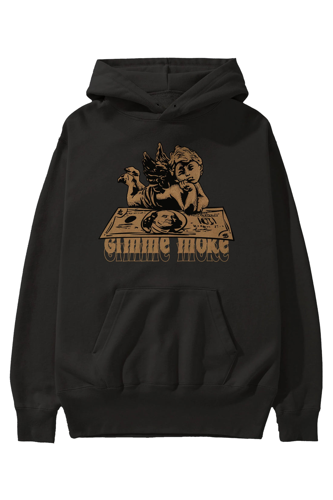 Gimme More Ön Baskılı Hoodie Oversize Kapüşonlu Sweatshirt Erkek Kadın Unisex