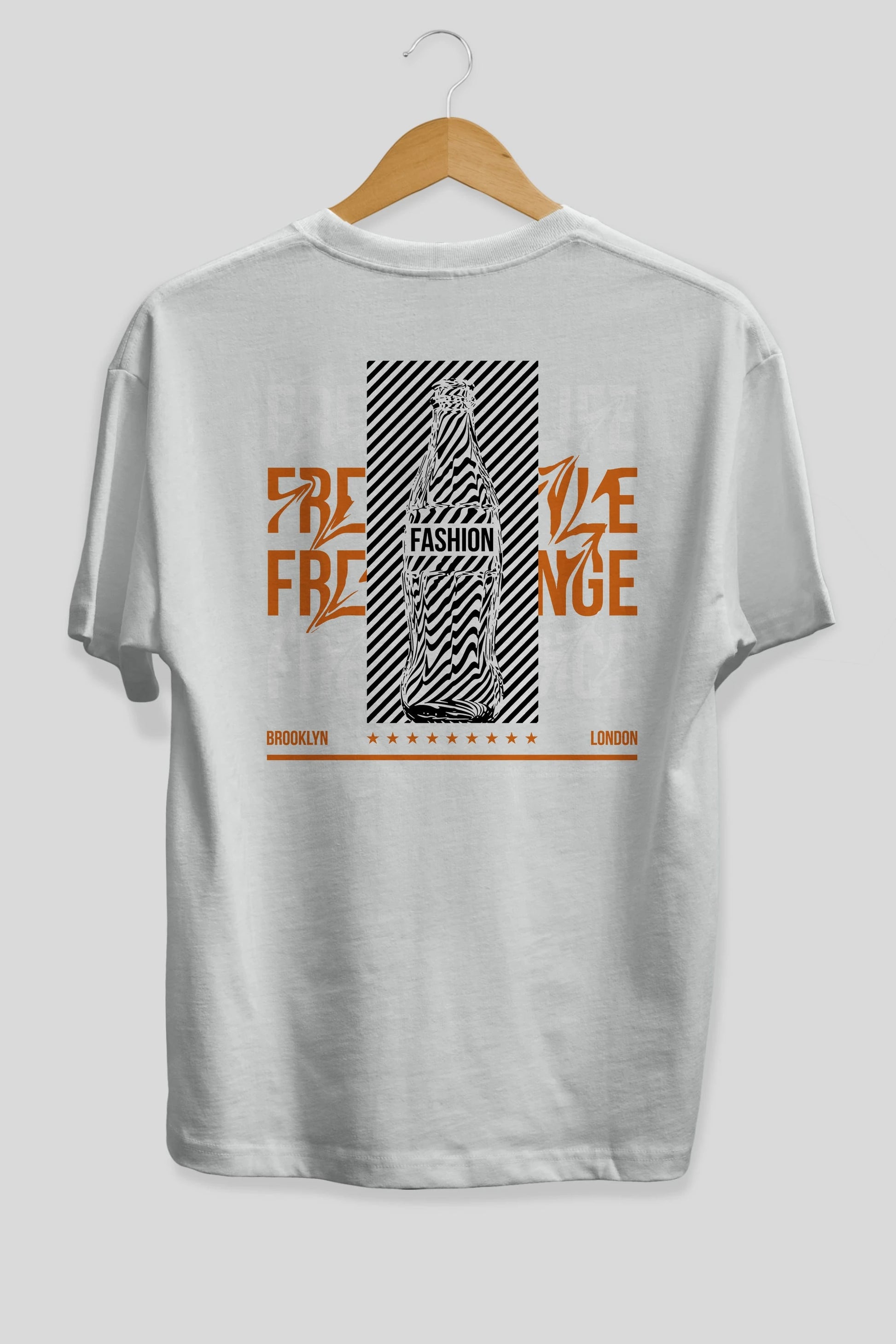 Freedom Life Arka Baskılı Oversize t-shirt Erkek Kadın Unisex