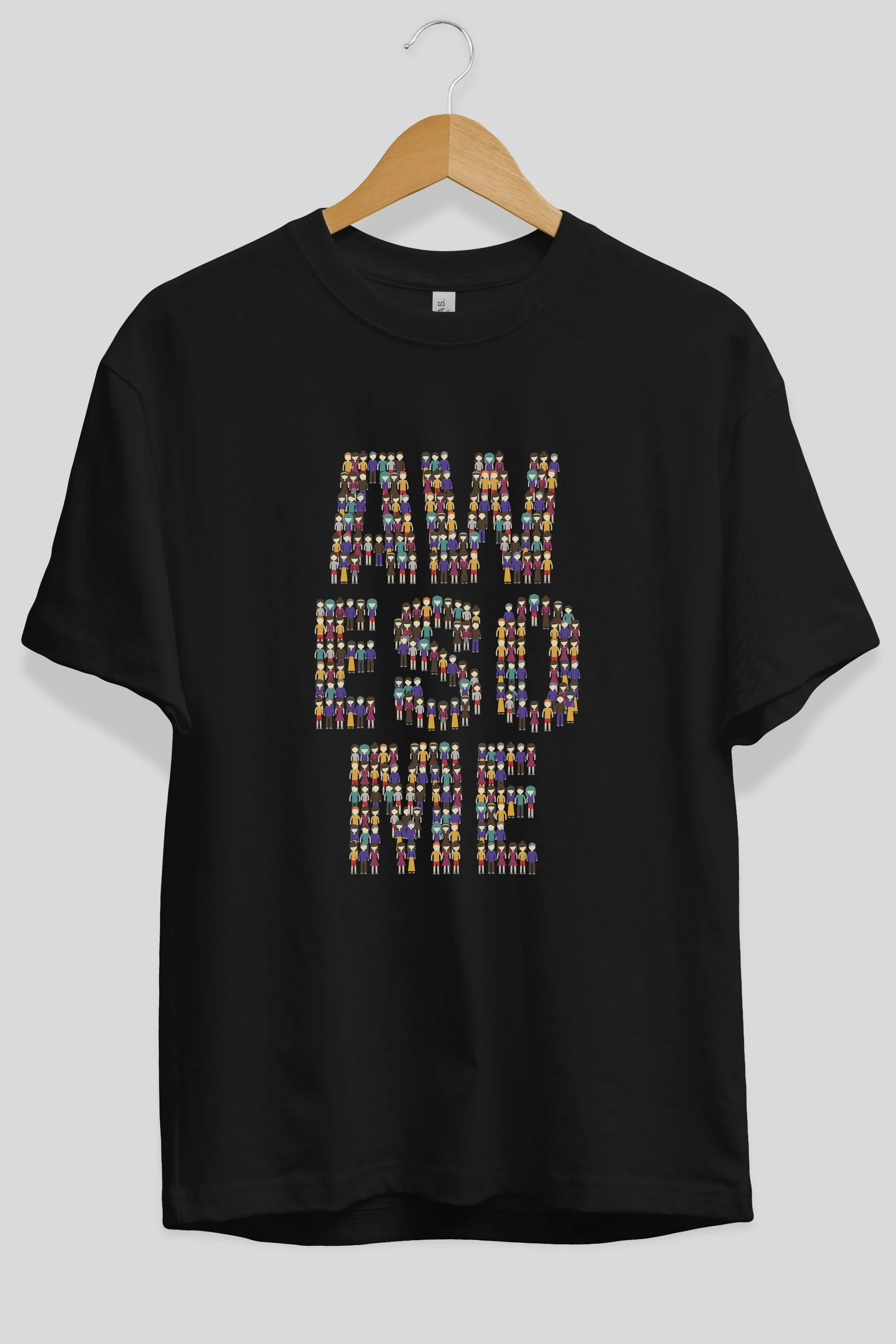 Awesome Ön Baskılı Oversize t-shirt %100 pamuk Erkek Kadın Unisex