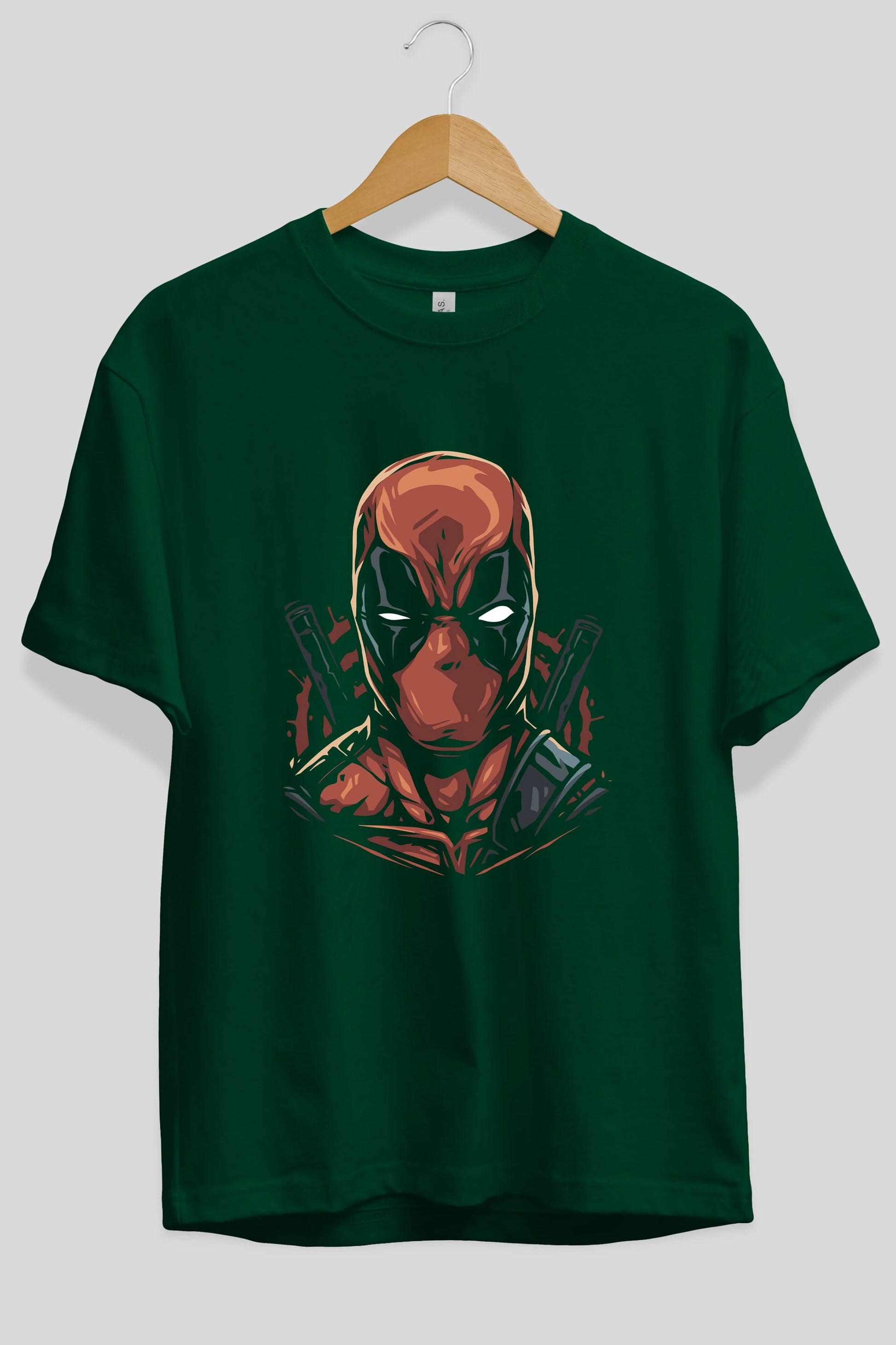 Deadpool (10) Ön Baskılı Oversize t-shirt Erkek Kadın Unisex %100 Pamuk Bisiklet Yaka tişort