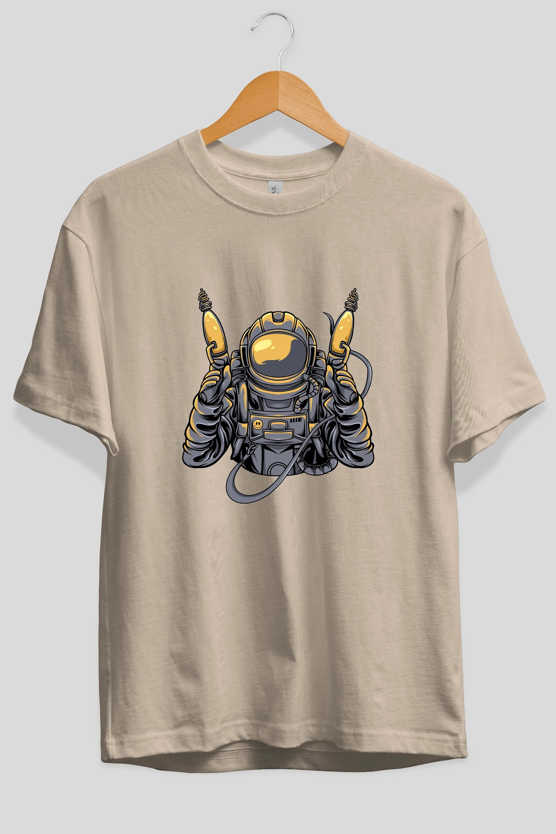 Alien Hunter Ön Baskılı Oversize t-shirt Erkek Kadın Unisex