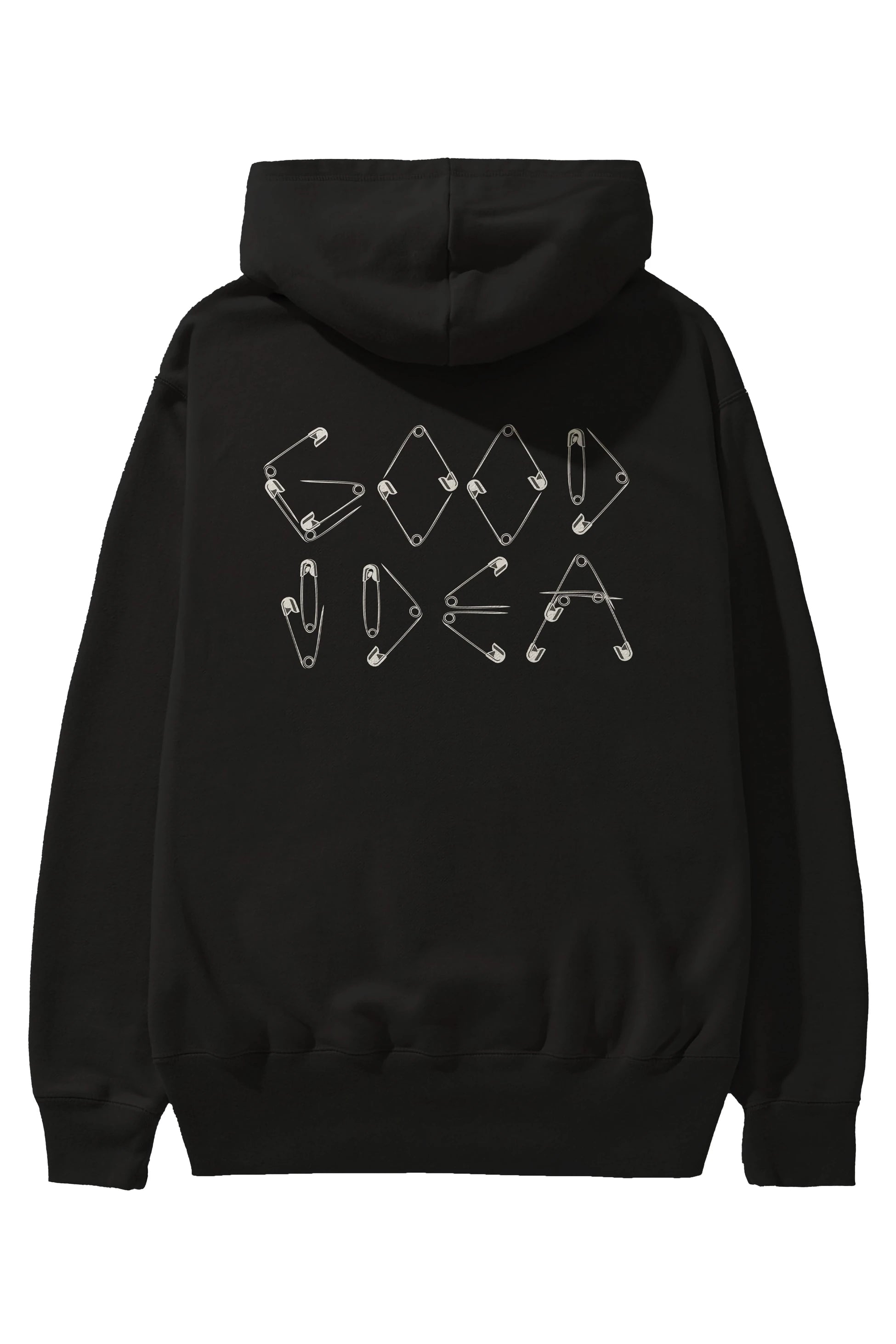 Good Idea Arka Baskılı Hoodie Oversize Kapüşonlu Sweatshirt Erkek Kadın Unisex