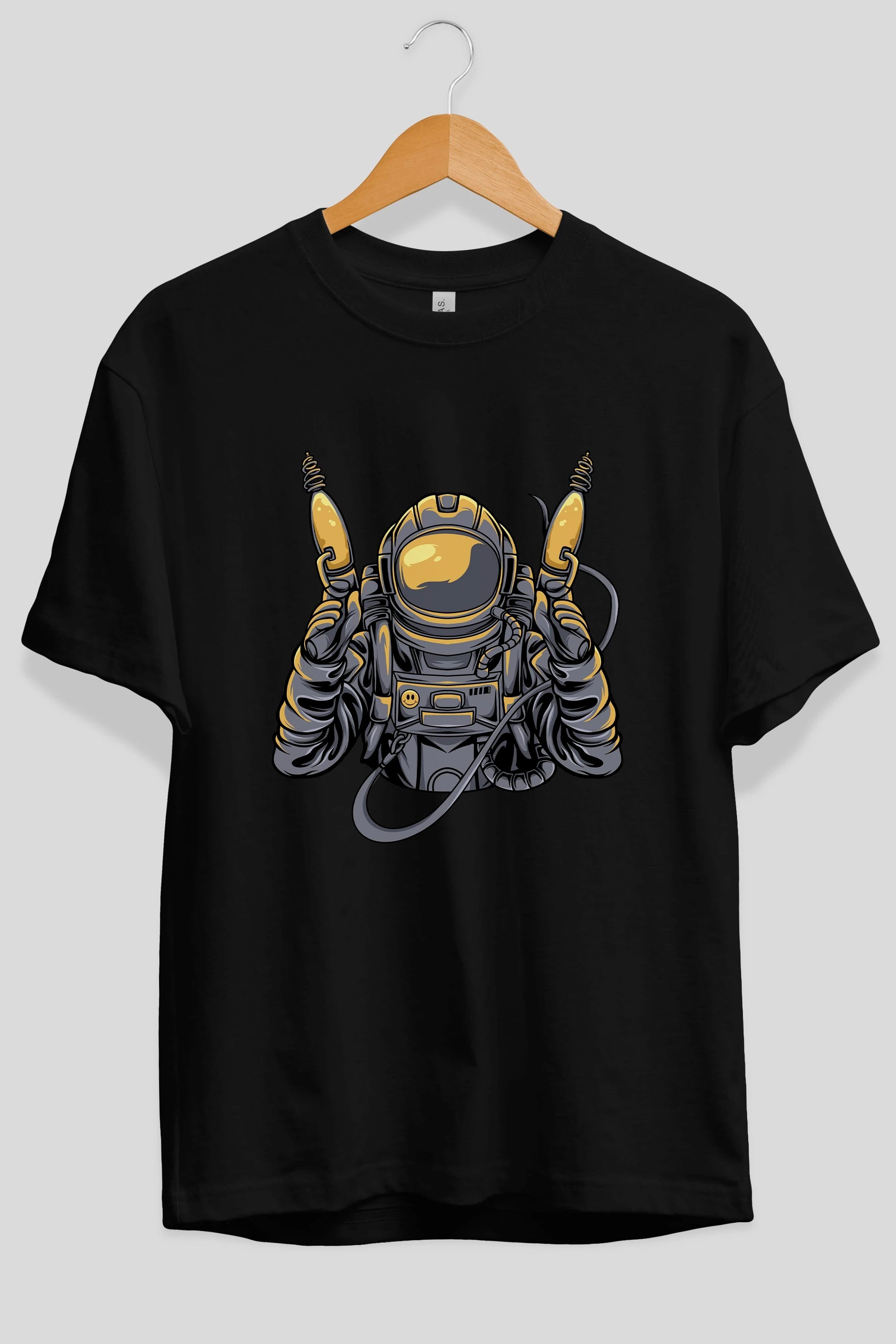 Alien Hunter Ön Baskılı Oversize t-shirt Erkek Kadın Unisex