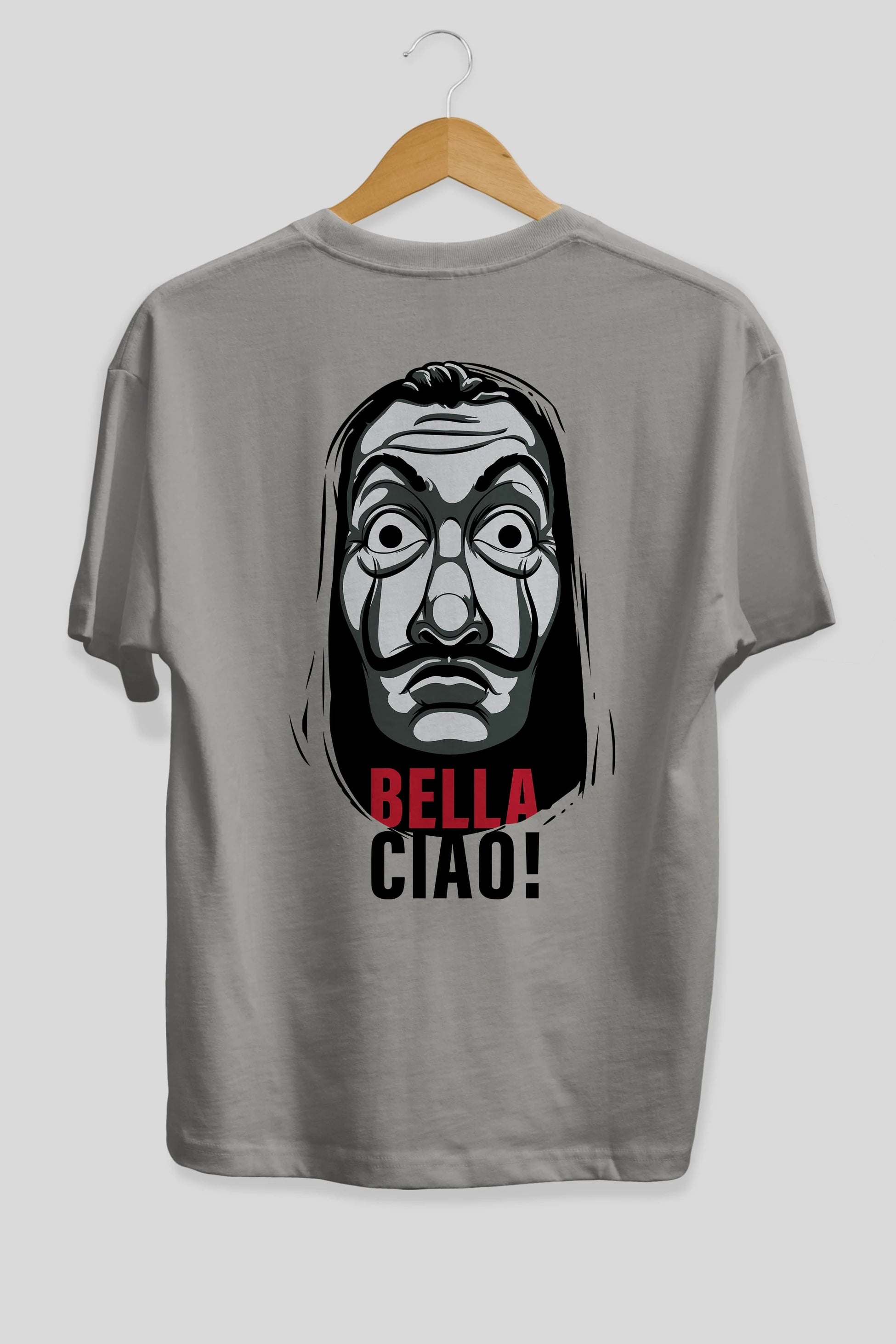 La Casa De Papel (12) Arka Baskılı Oversize t-shirt Erkek Kadın Unisex %100 Pamuk Bisiklet Yaka tişort