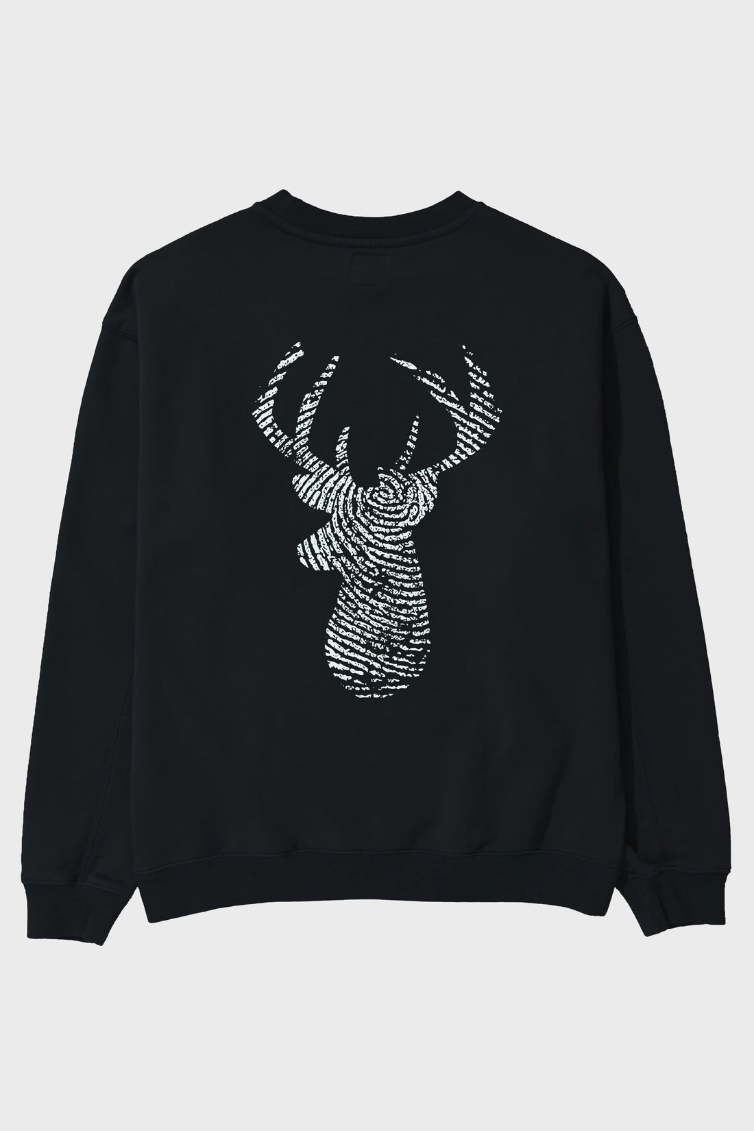 Deer 3 Arka Baskılı Oversize Sweatshirt Erkek Kadın Unisex