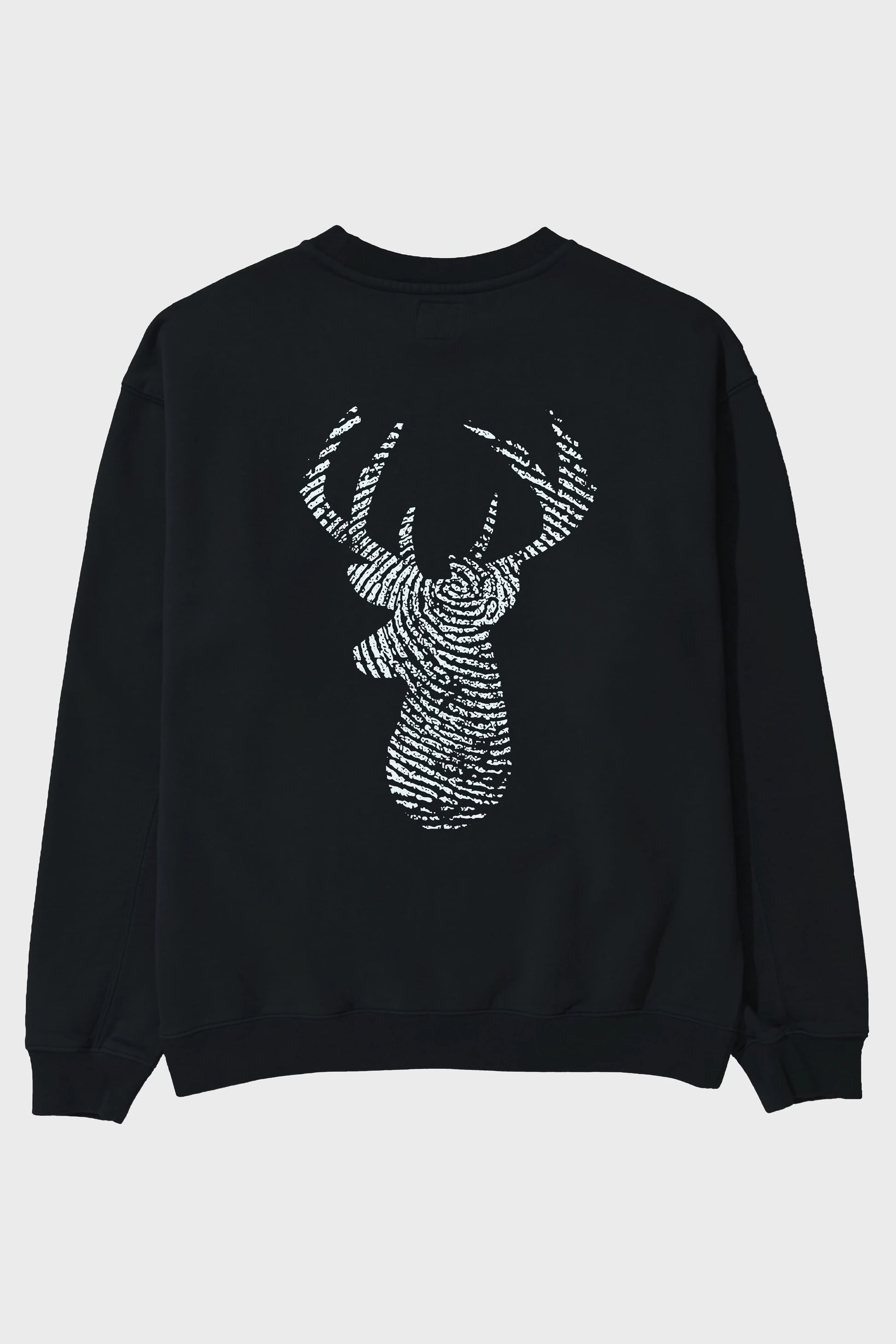 Deer 3 Arka Baskılı Oversize Sweatshirt Erkek Kadın Unisex