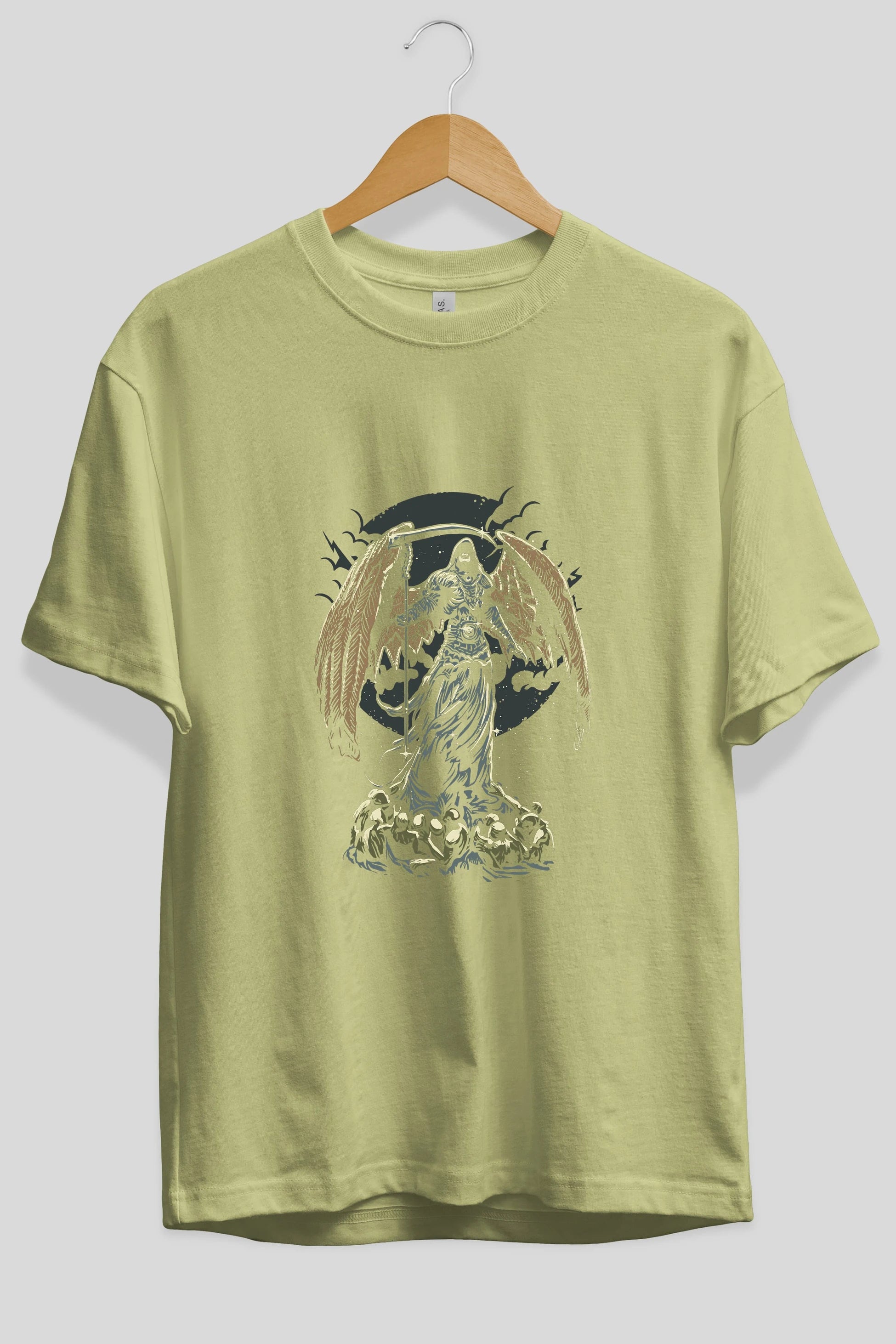 Darkness Ön Baskılı Oversize t-shirt Erkek Kadın Unisex %100 Pamuk tişort