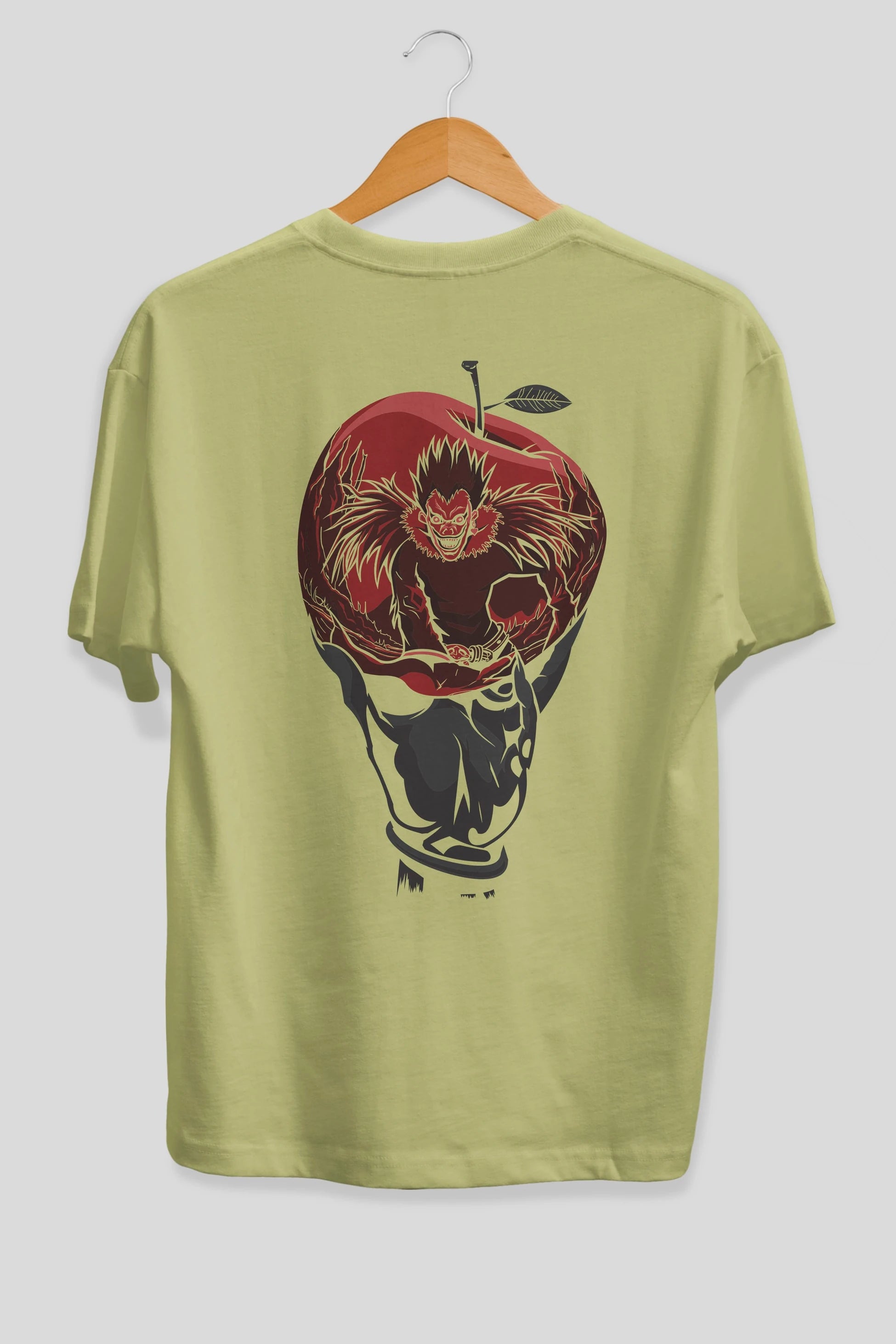 DEATH NOTE -RYUK Anime Arka Baskılı Oversize t-shirt Erkek Kadın Unisex