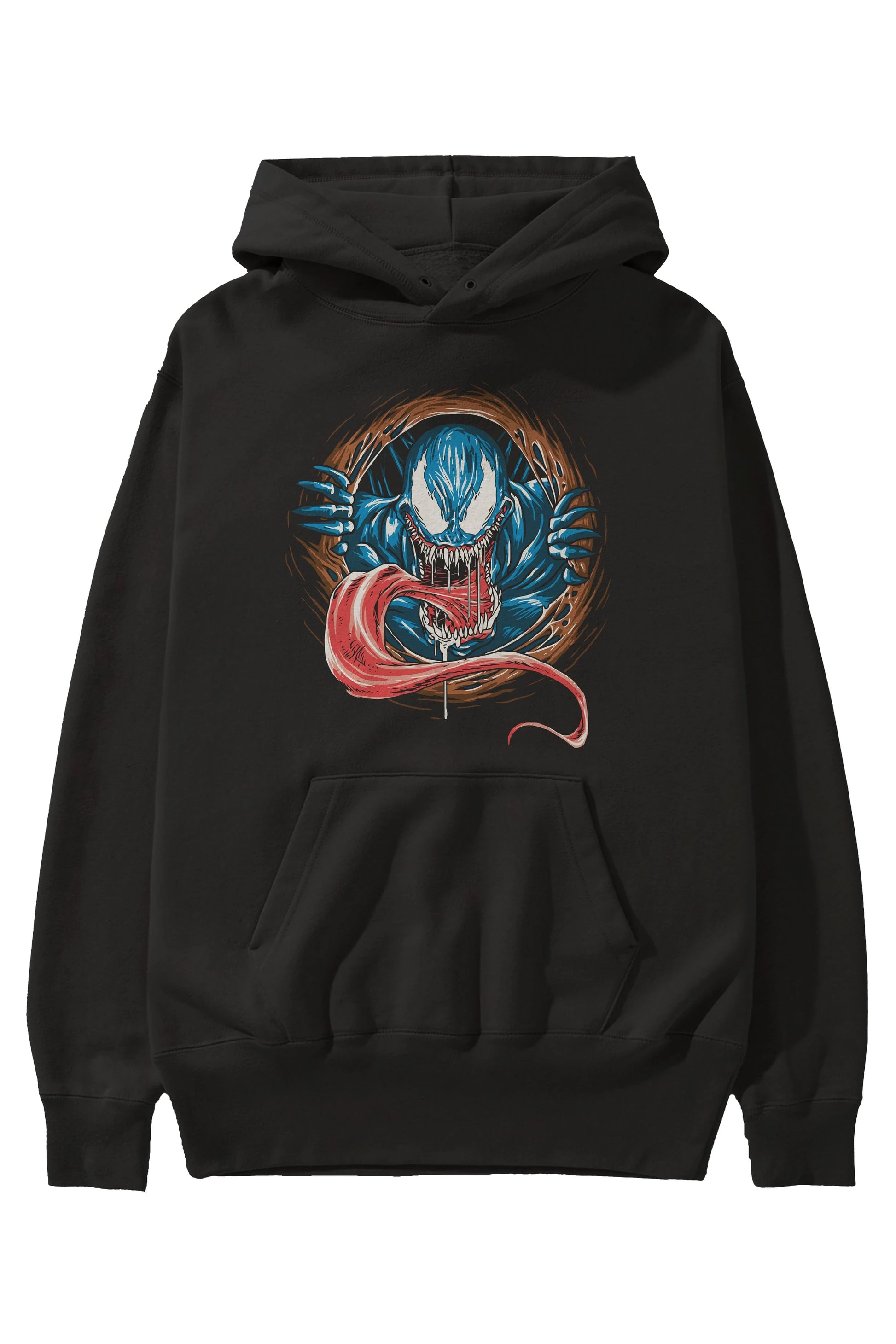 Venom (7) Ön Baskılı Hoodie Oversize Kapüşonlu Sweatshirt Erkek Kadın Unisex