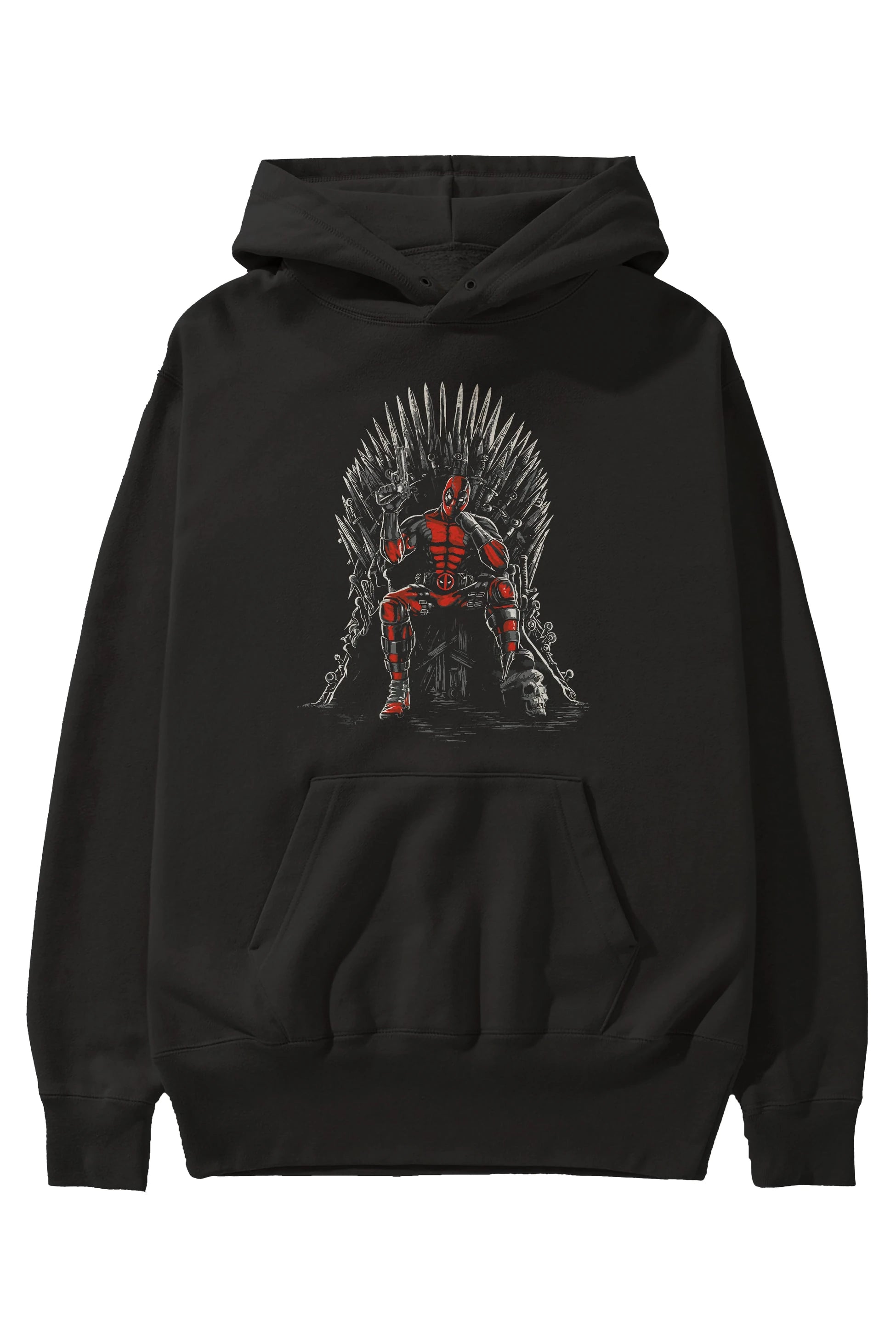 Deadpool (6) Ön Baskılı Hoodie Oversize Kapüşonlu Sweatshirt Erkek Kadın Unisex