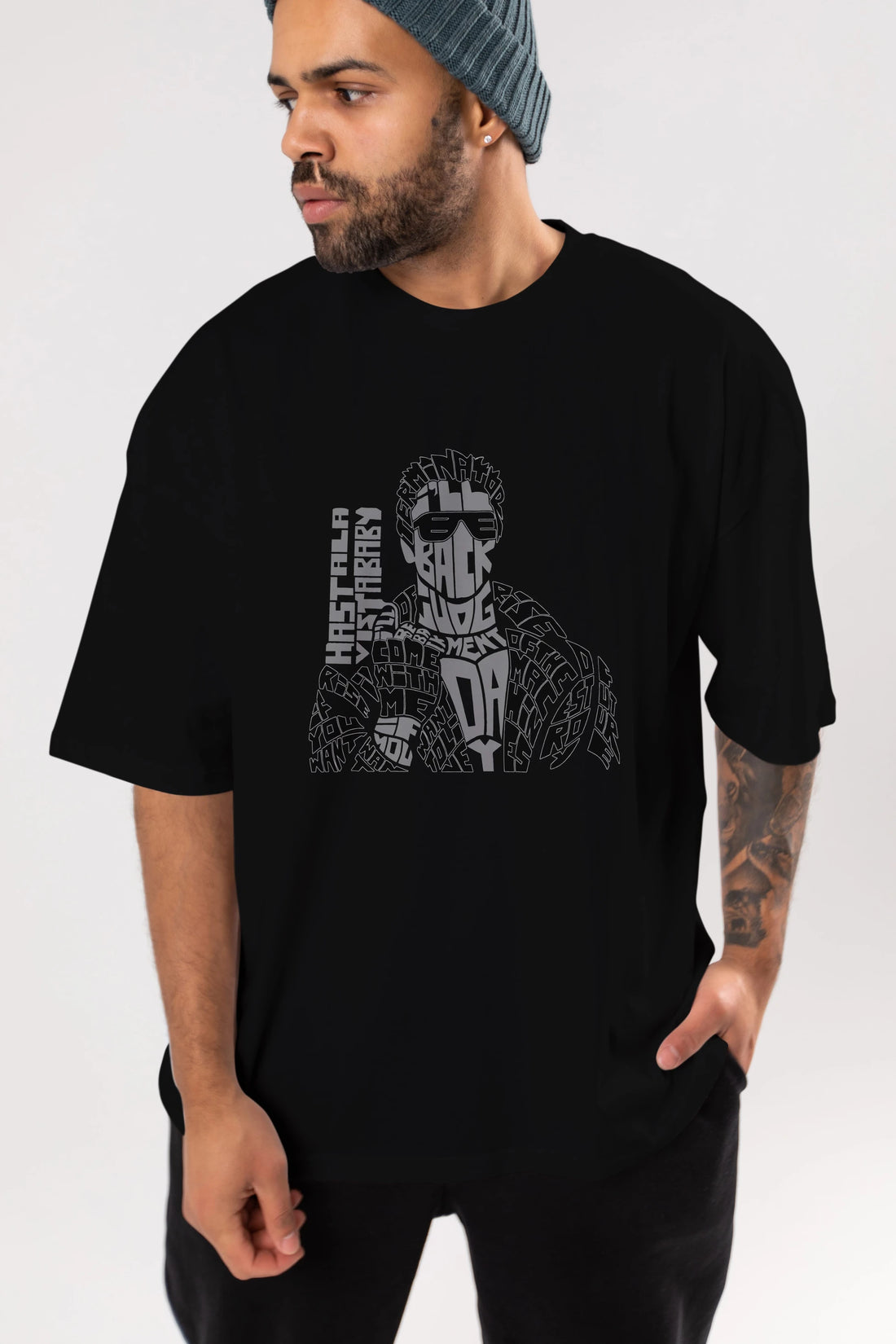 I_ll Be Back Ön Baskılı Oversize t-shirt %100 pamuk Erkek Kadın Unisex