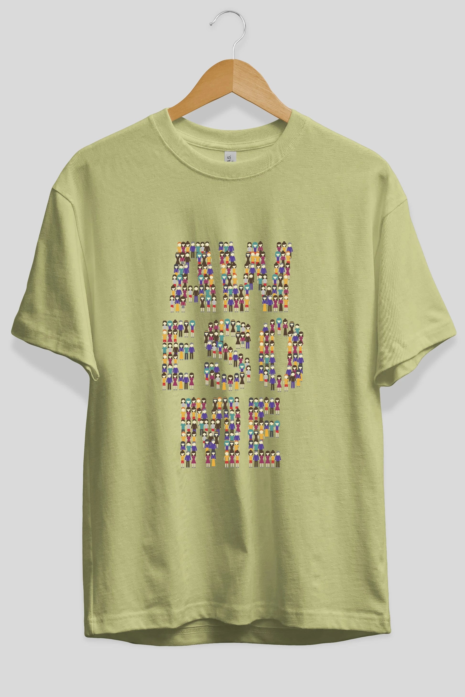 Awesome Ön Baskılı Oversize t-shirt %100 pamuk Erkek Kadın Unisex