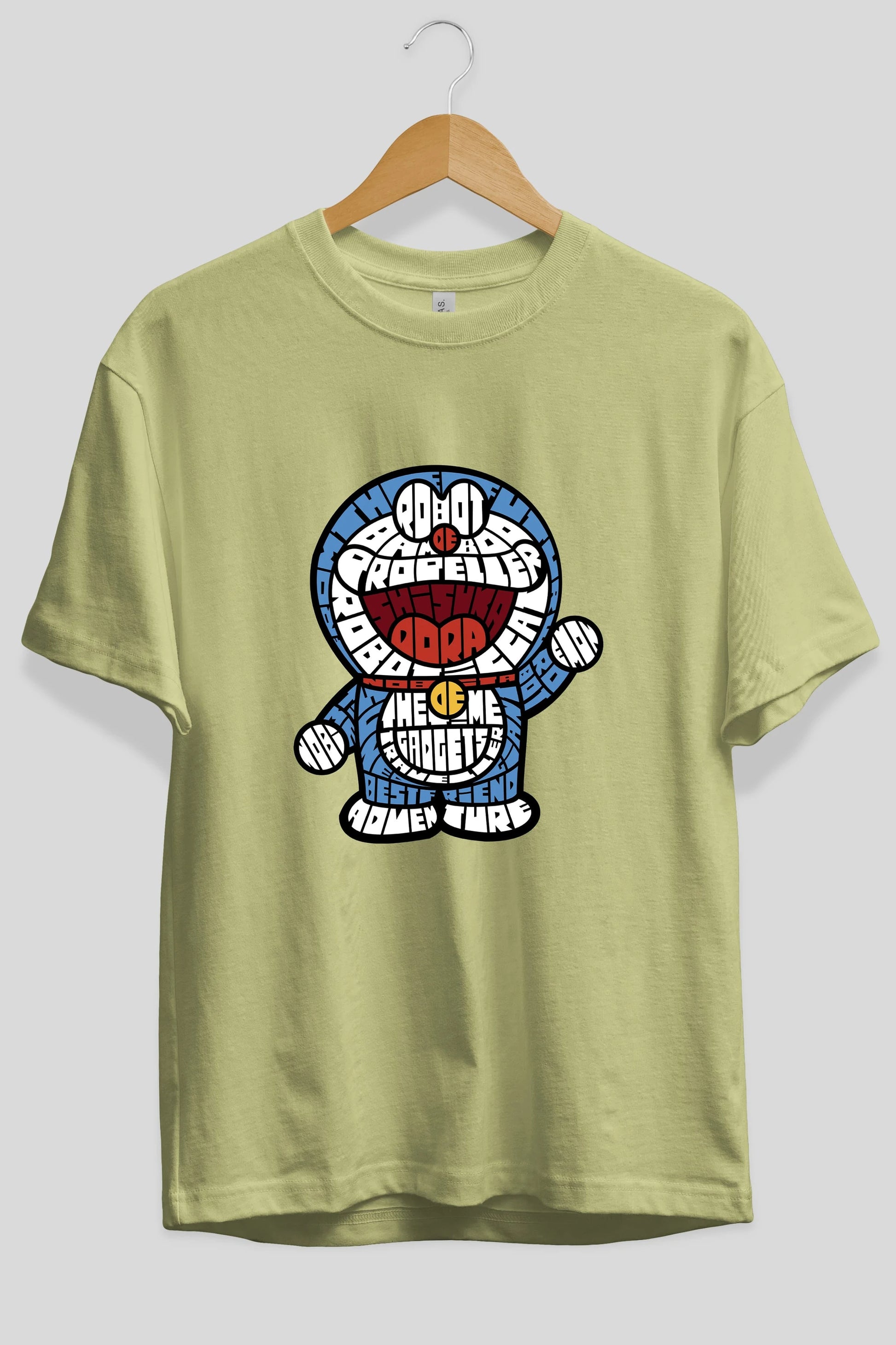 Robotic cat Ön Baskılı Oversize t-shirt %100 pamuk Erkek Kadın Unisex