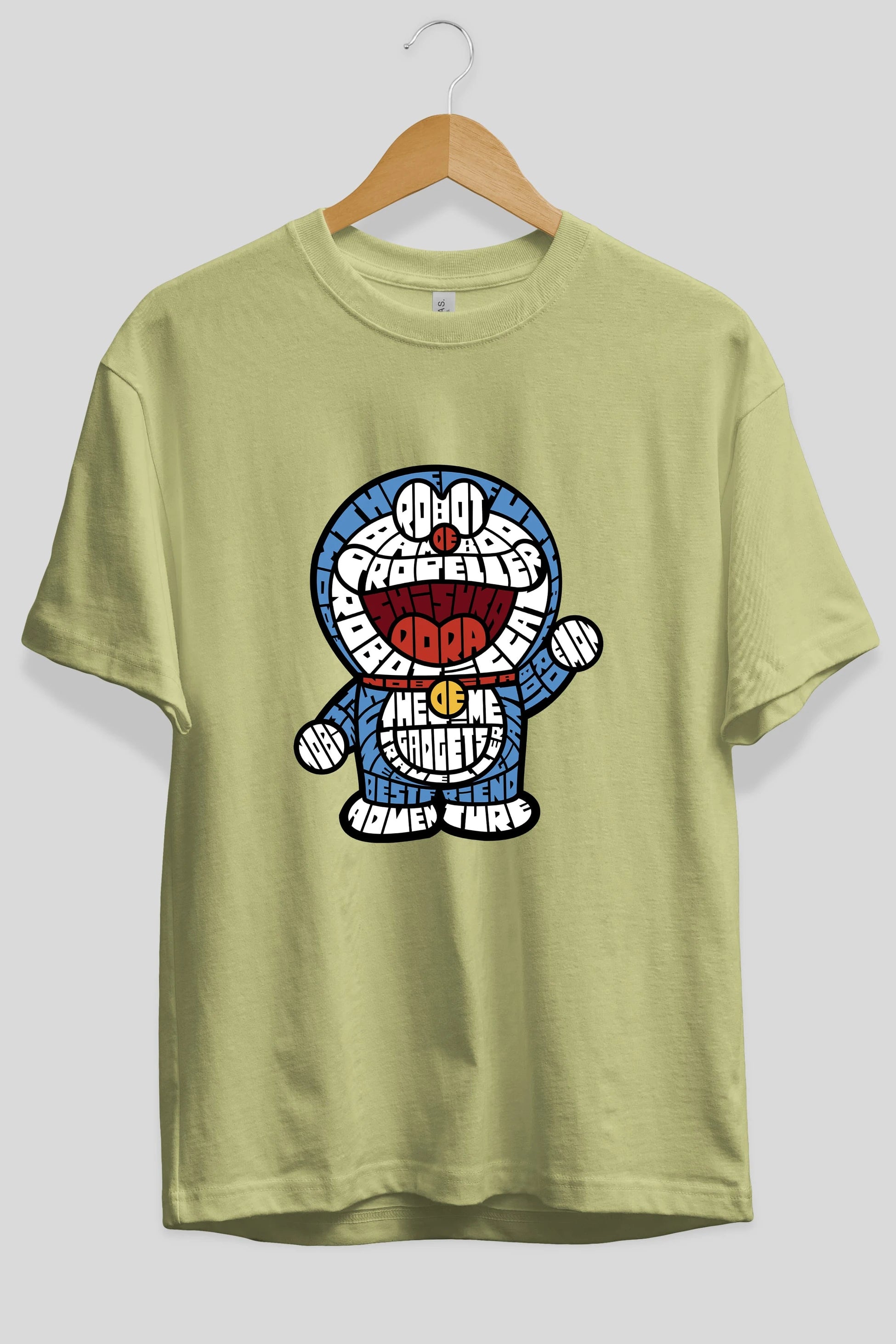 Robotic cat Ön Baskılı Oversize t-shirt %100 pamuk Erkek Kadın Unisex