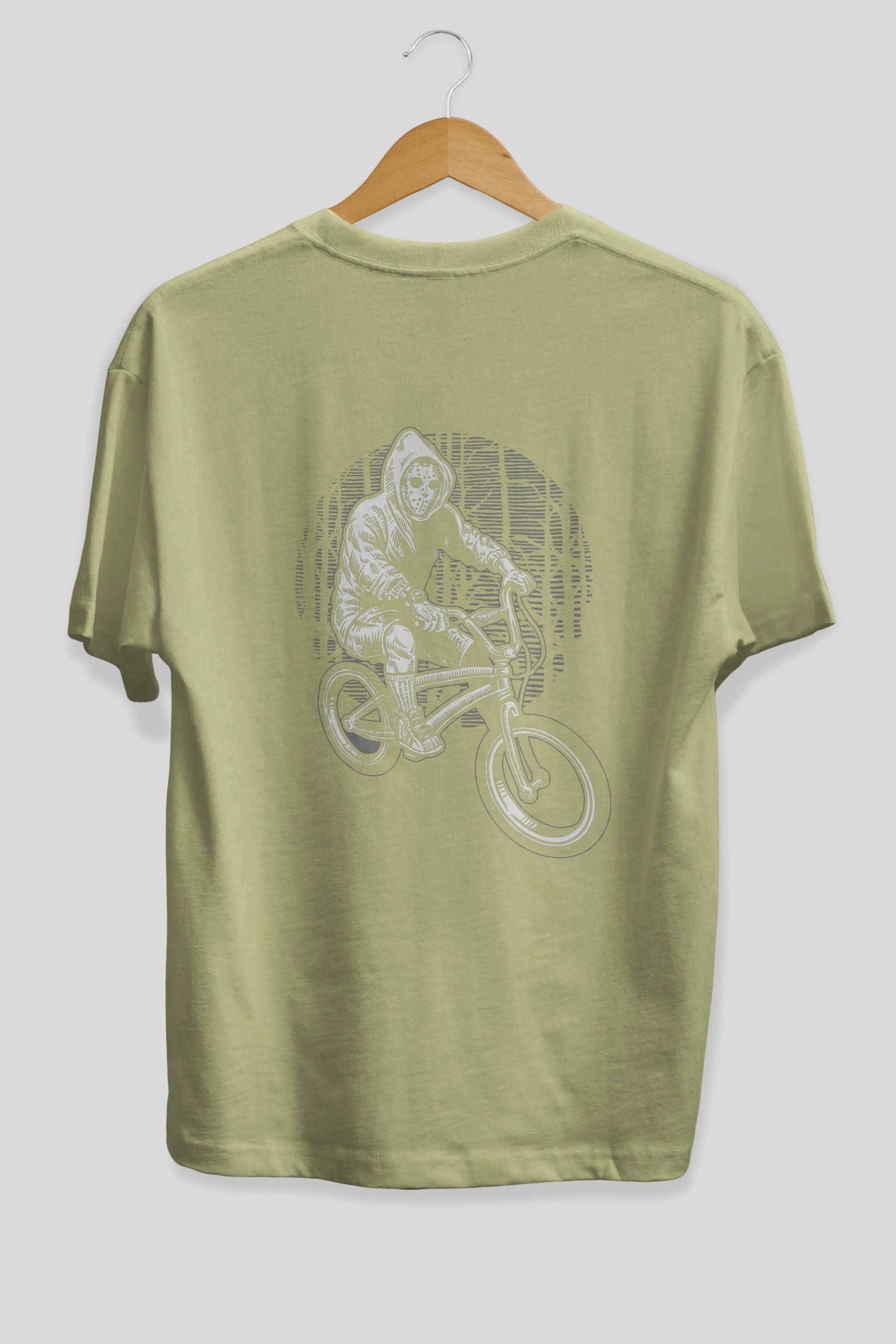 Ride Bike To Kill Arka Baskılı Oversize t-shirt Erkek Kadın Unisex %100 Pamuk