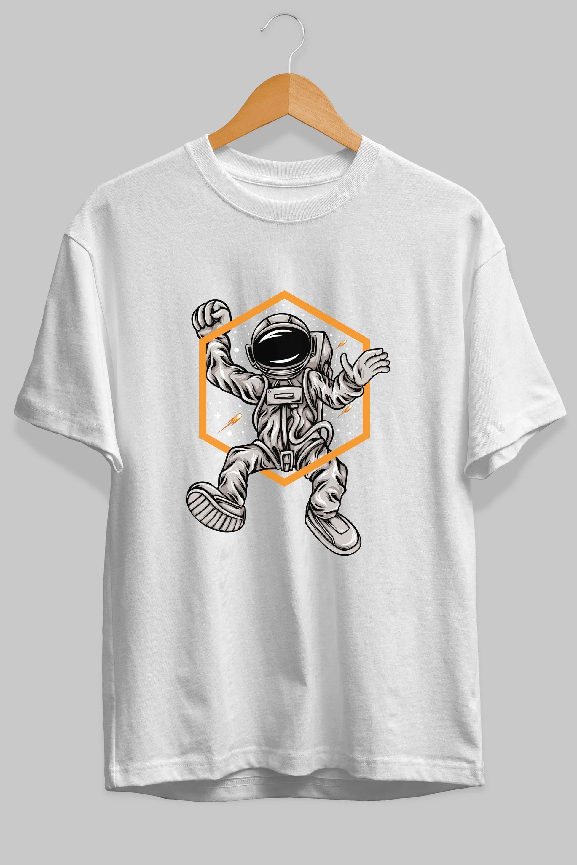 Astrofun Ön Baskılı Oversize t-shirt Erkek Kadın Unisex