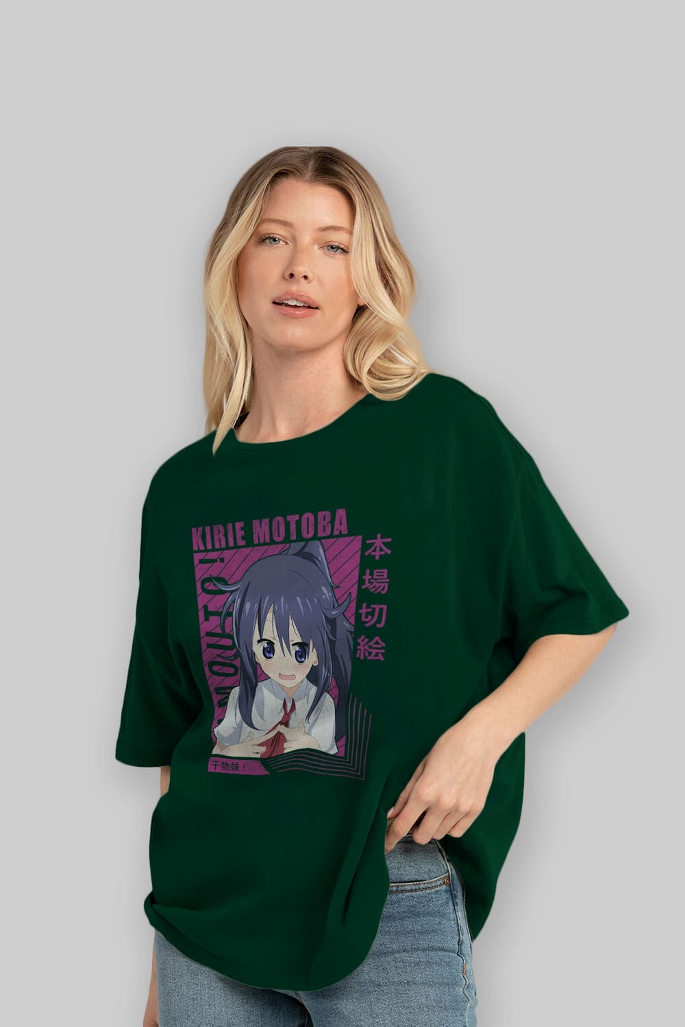 Kirie Motoba 4 Anime Ön Baskılı Oversize t-shirt %100 pamuk Erkek Kadın Unisex