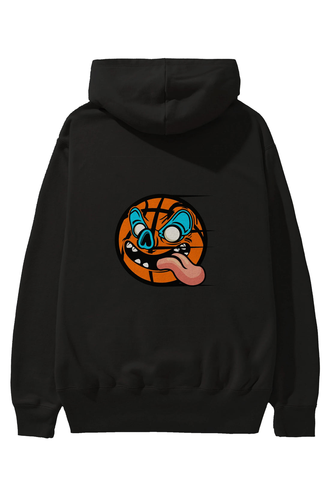 Basketball Arka Baskılı Hoodie Oversize Kapüşonlu Sweatshirt Erkek Kadın Unisex