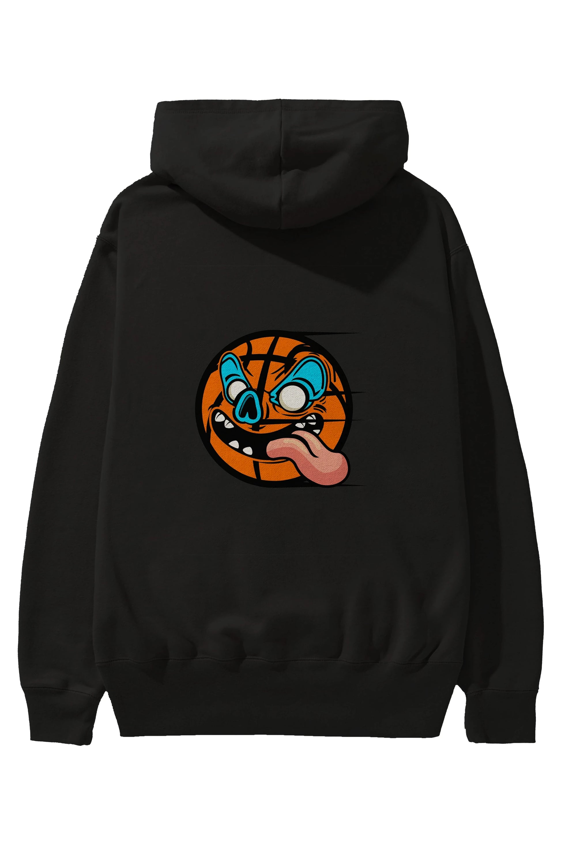 Basketball Arka Baskılı Hoodie Oversize Kapüşonlu Sweatshirt Erkek Kadın Unisex