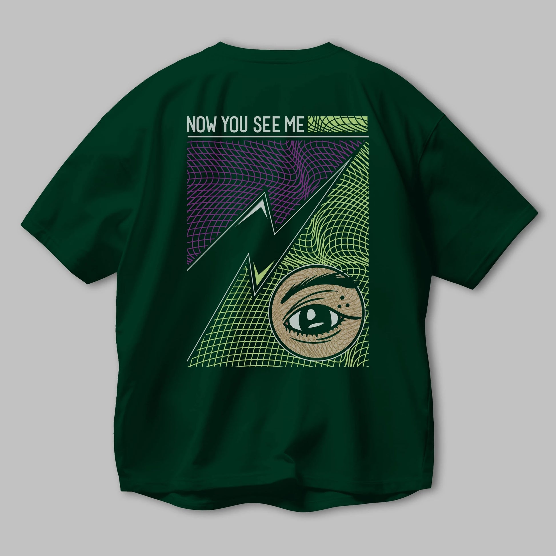 Now You See Me Arka Baskılı Oversize t-shirt Erkek Kadın Unisex