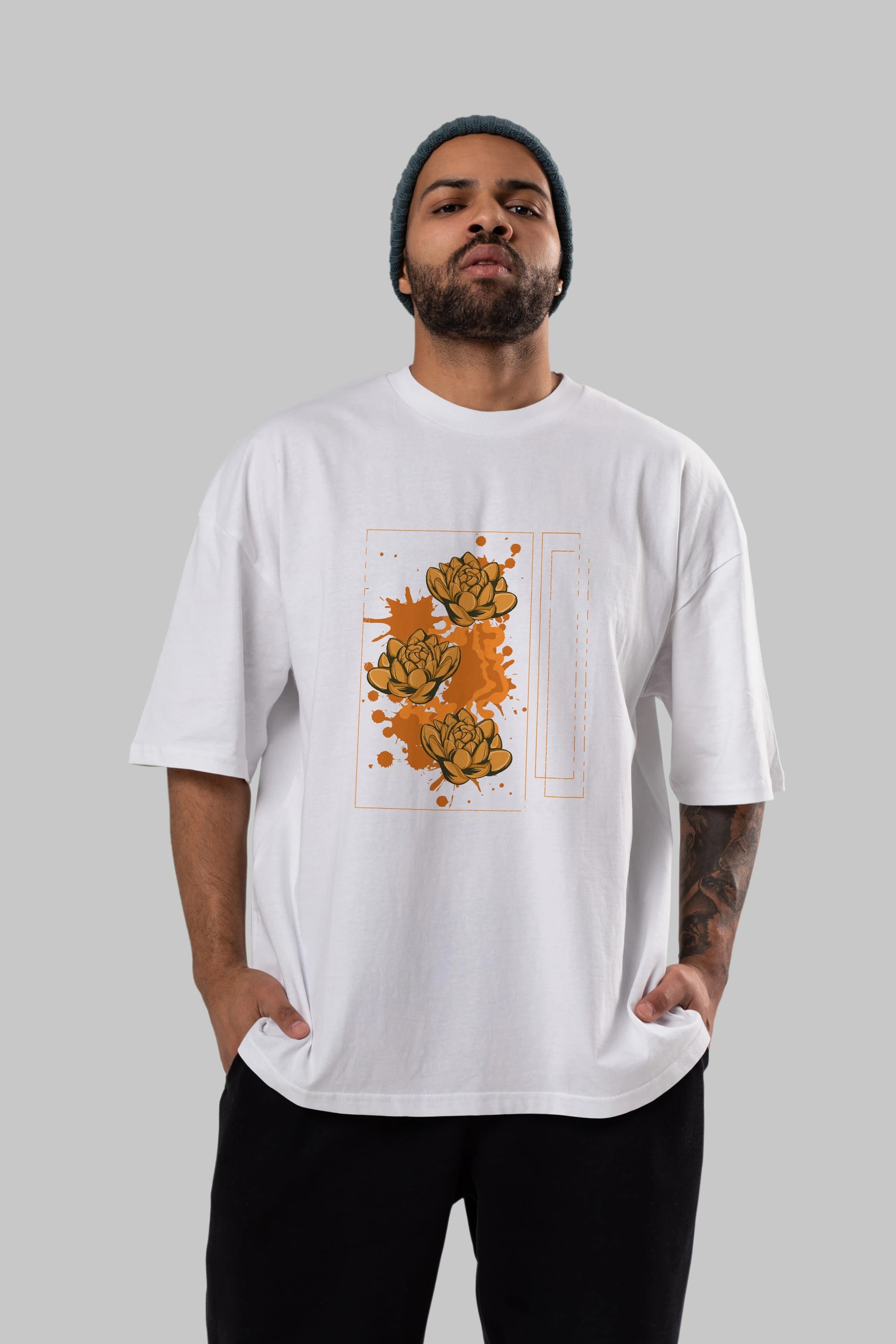 Incandescent Ön Baskılı Oversize t-shirt Erkek Kadın Unisex